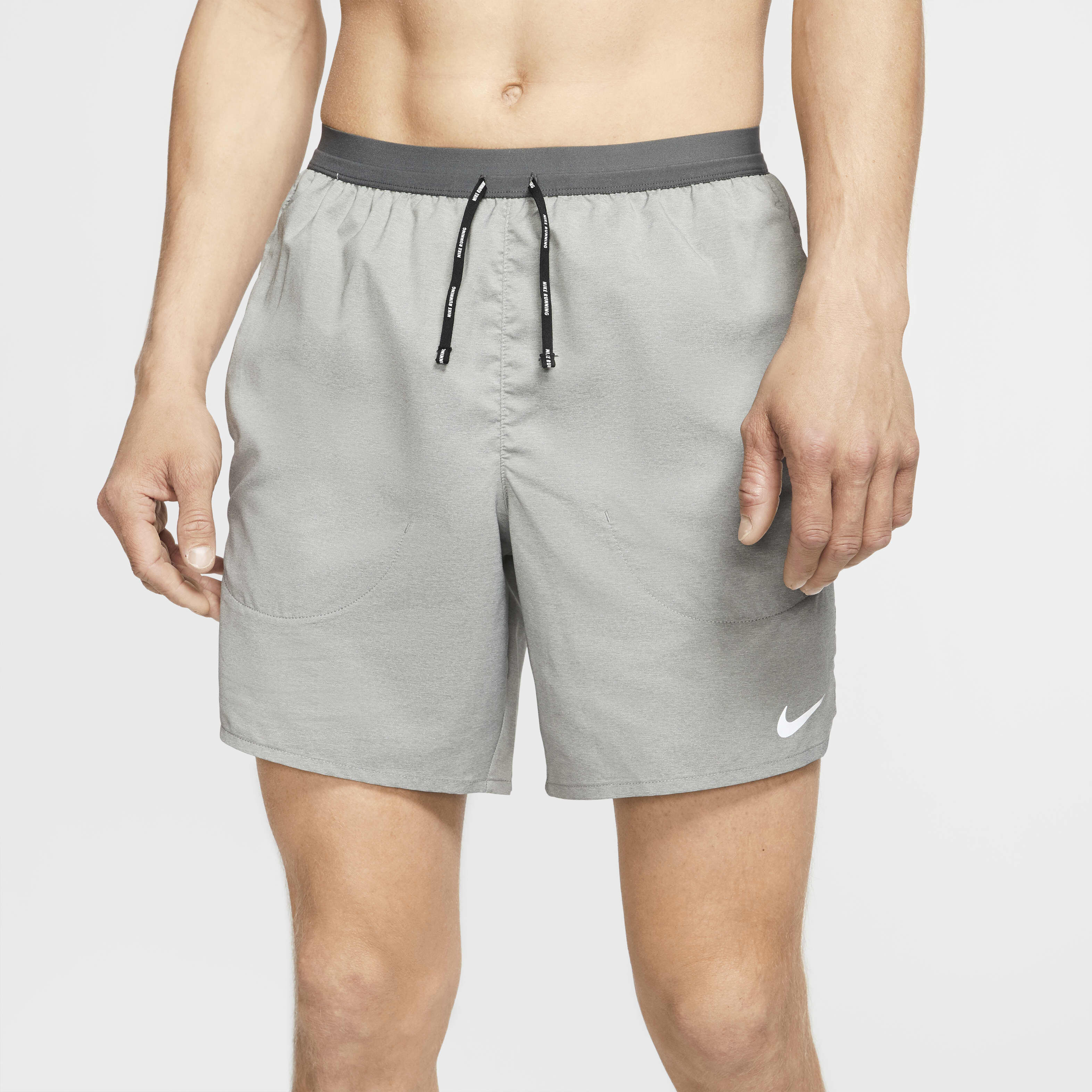 Buy Nike Flex Stride Men s 18cm approx. Brief Running Shorts Iron Grey Heather Nike Saudi Official