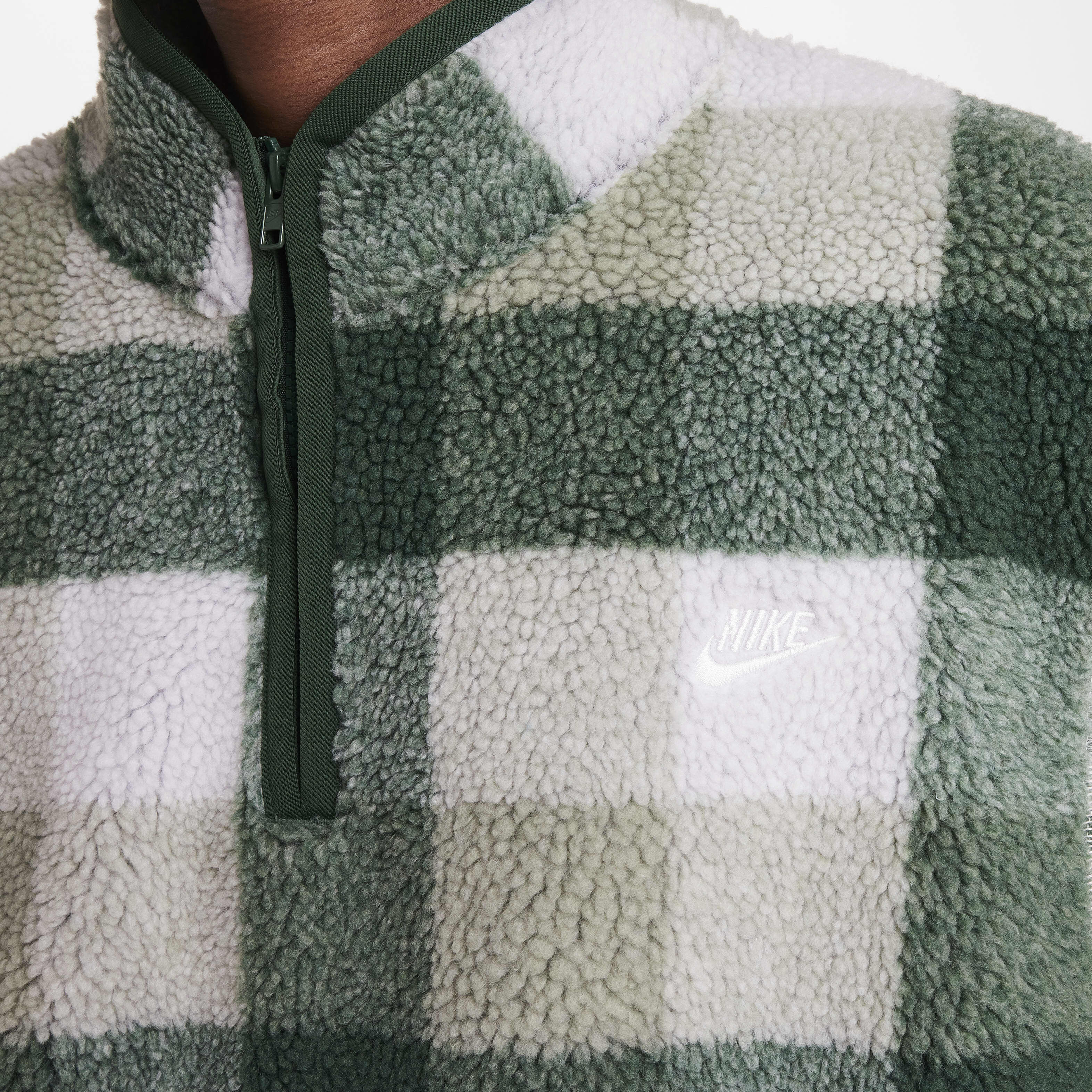 Buy Nike Club Men's Winterized Half-Zip - Fir/Sail/Jade