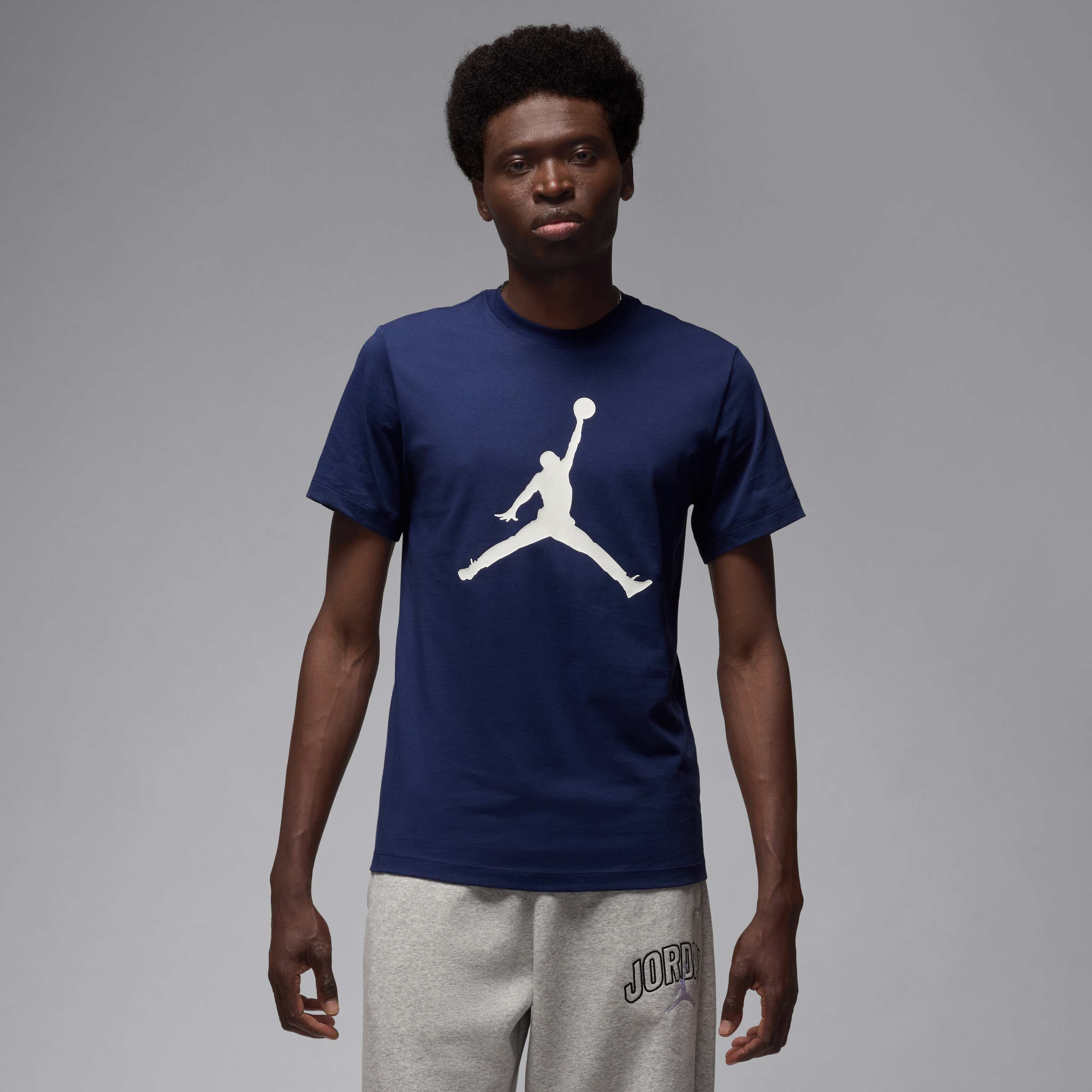 Buy Jordan Jumpman Men's T-Shirt - Midnight Navy/White/White