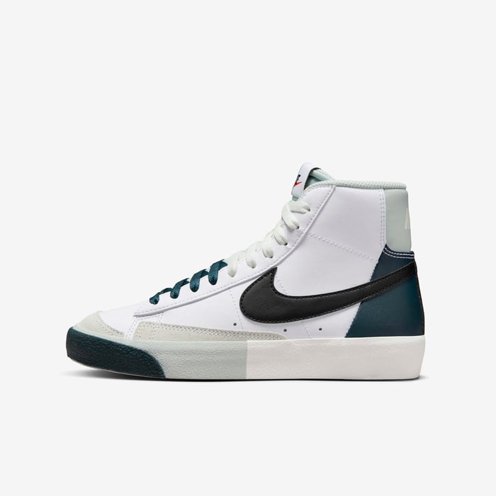 Buy Nike Blazer Mid '77 SE Older Kids' Shoes White/Deep Jungle
