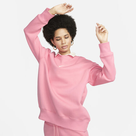 Hoodies & Sweatshirts-Nike, Nike Sportswear Phoenix Fleece, Women's Oversized Crew-neck Sweatshirt