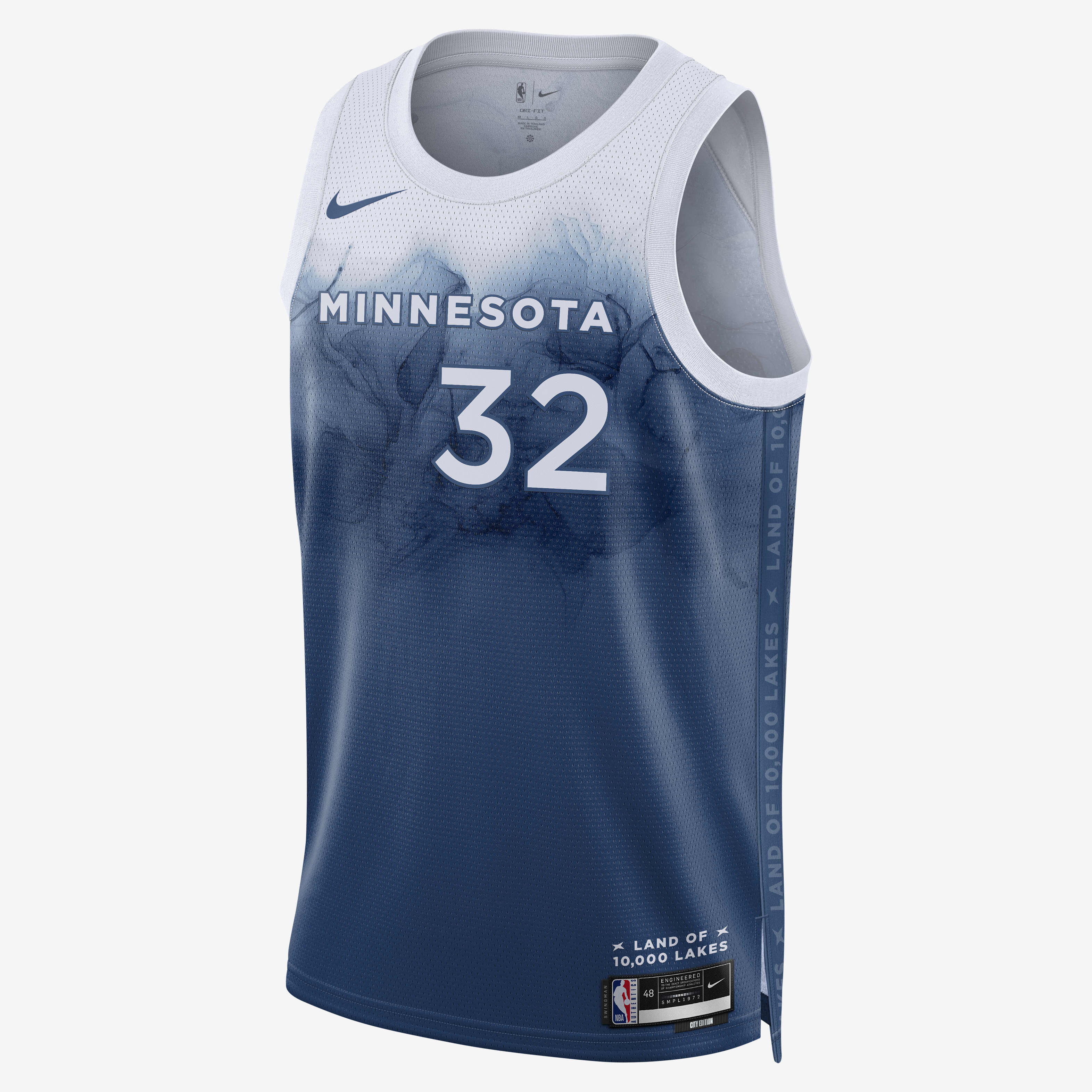 Timberwolves city edition socks top