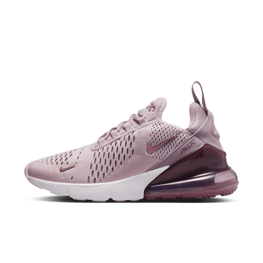 Nike women's air max 270 shoes barely rose/vintage wine sale