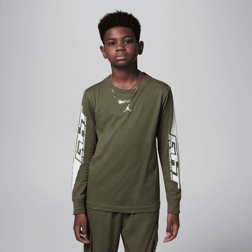 Jordan Green-JRDN, Jordan, Big Kids' MVP Flight Long Sleeve T-Shirt