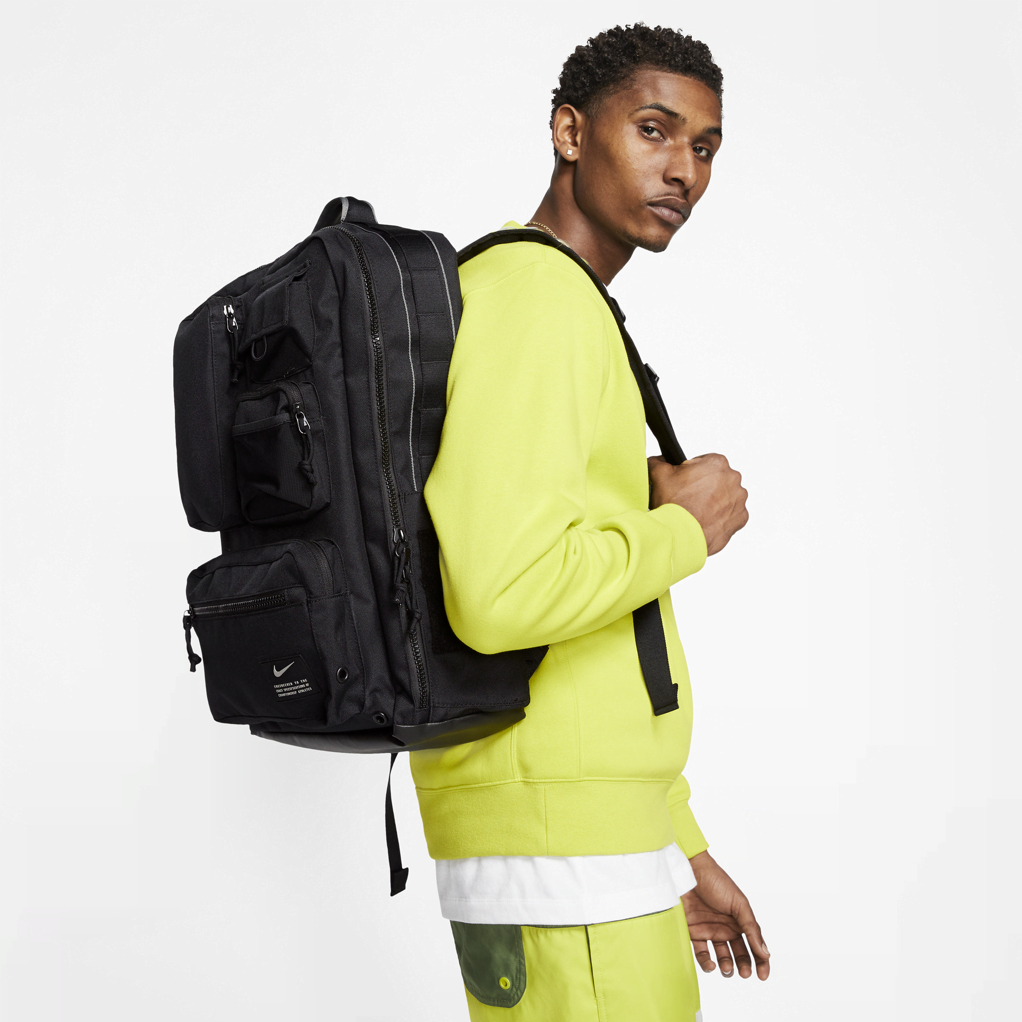 Nike backpack with straps best sale