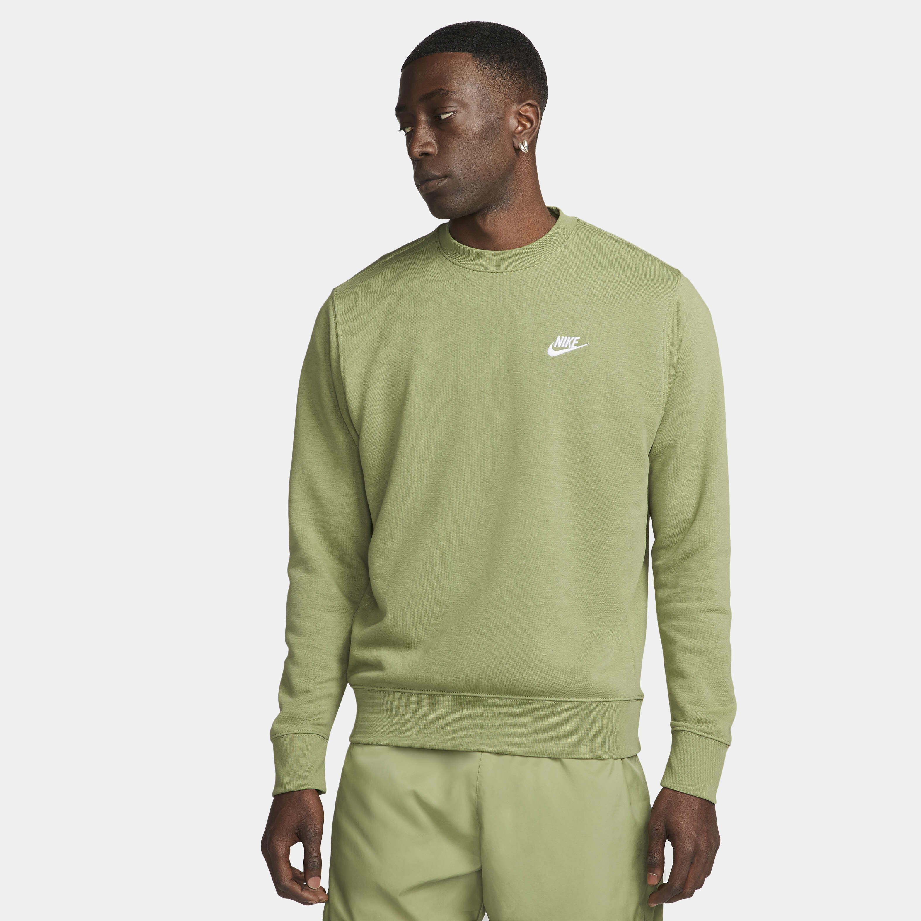 Nike french terry crew sale