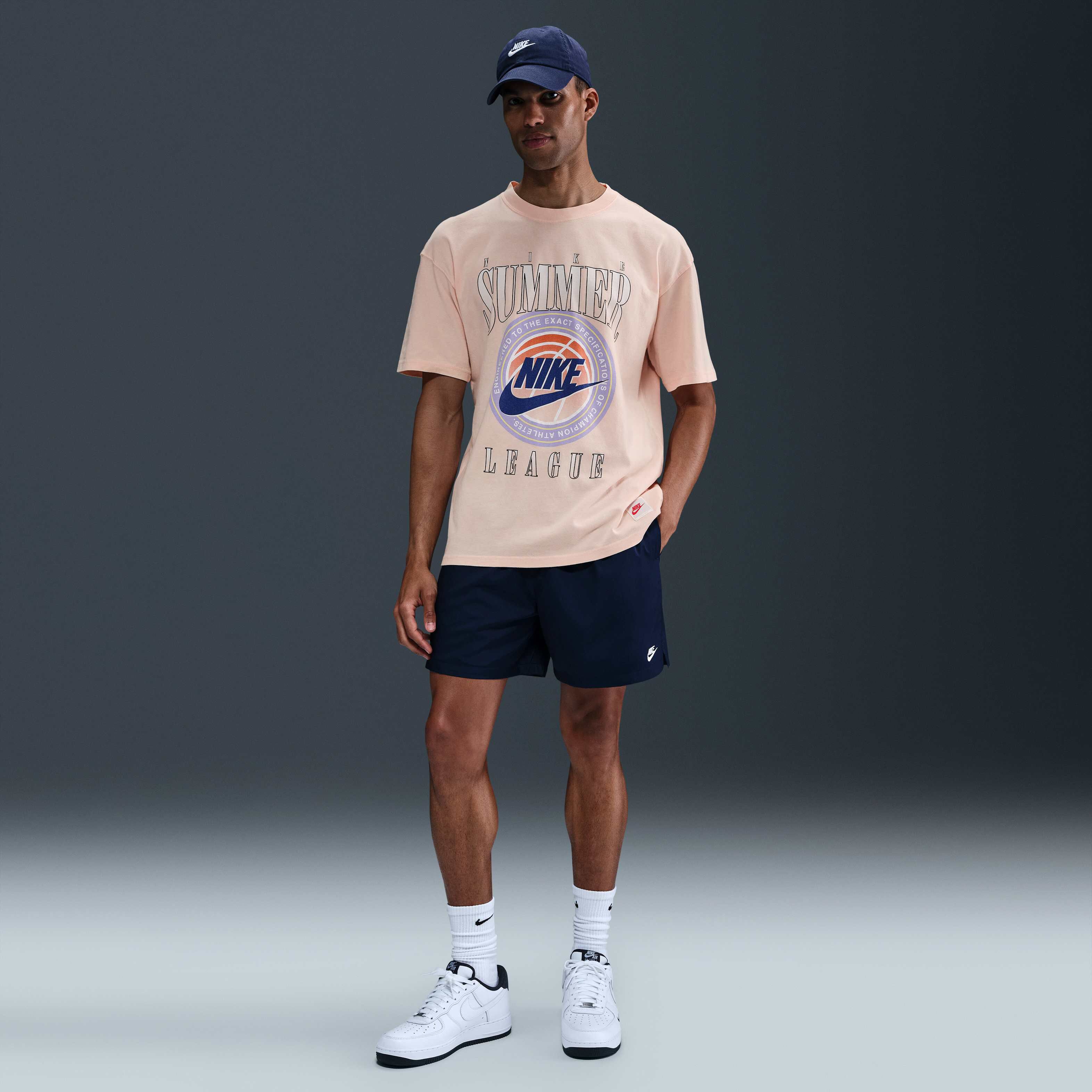 多様な Max90 Men's Nike Buy Basketball Coral Washed - T-Shirt 武具