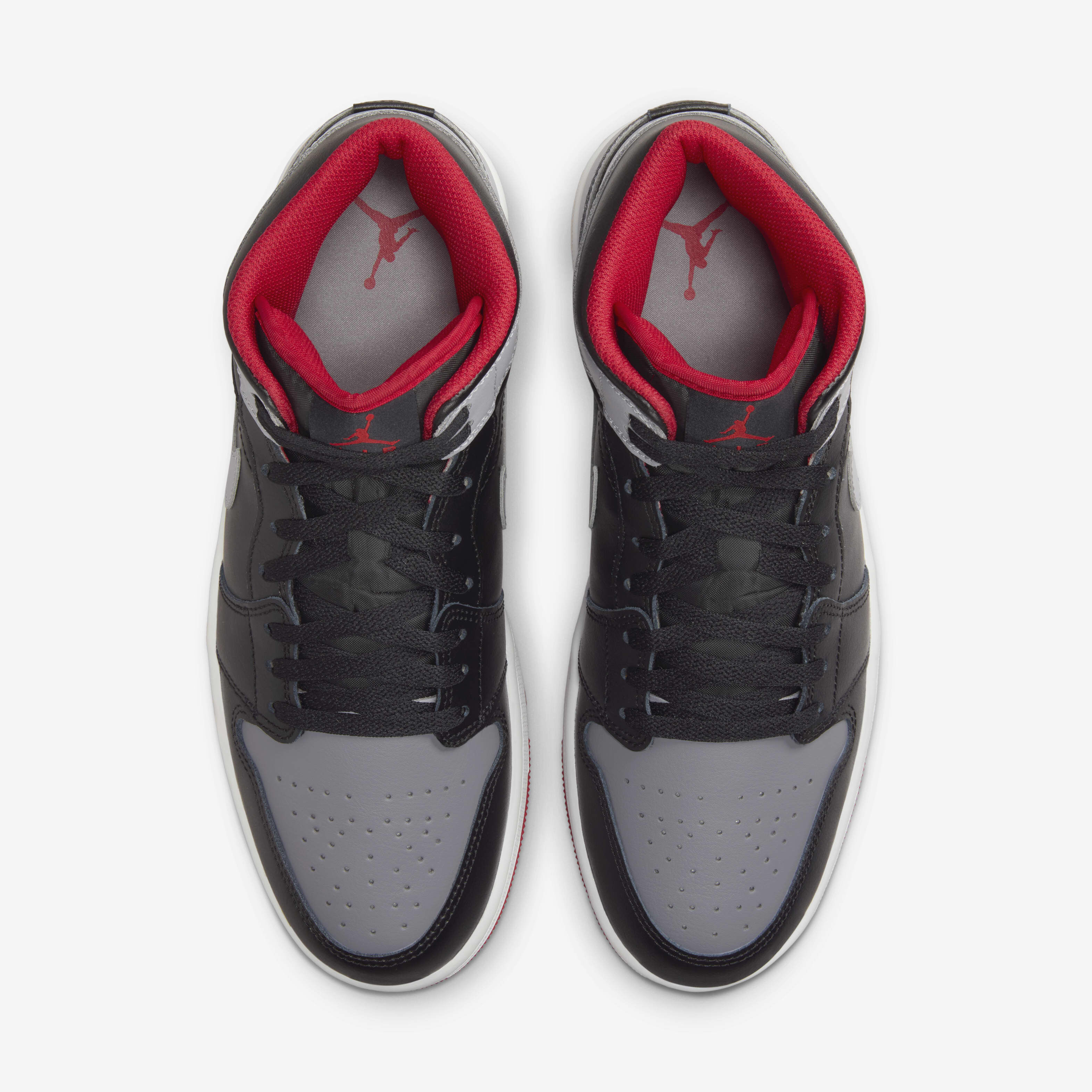 Buy Air Jordan Mid Men's Shoes Black/Fire Red/White/Cement