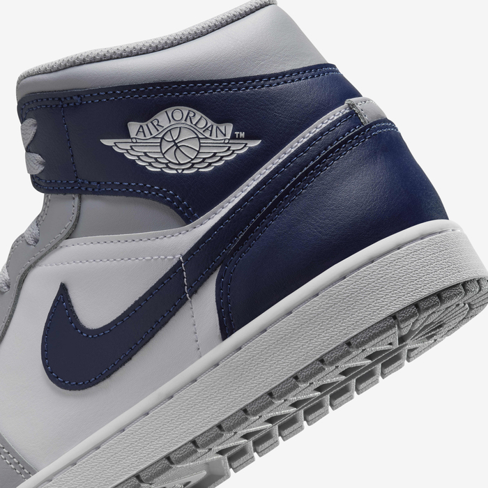 Buy Air Jordan Mid Men's Shoes White/Wolf Grey/Midnight Navy