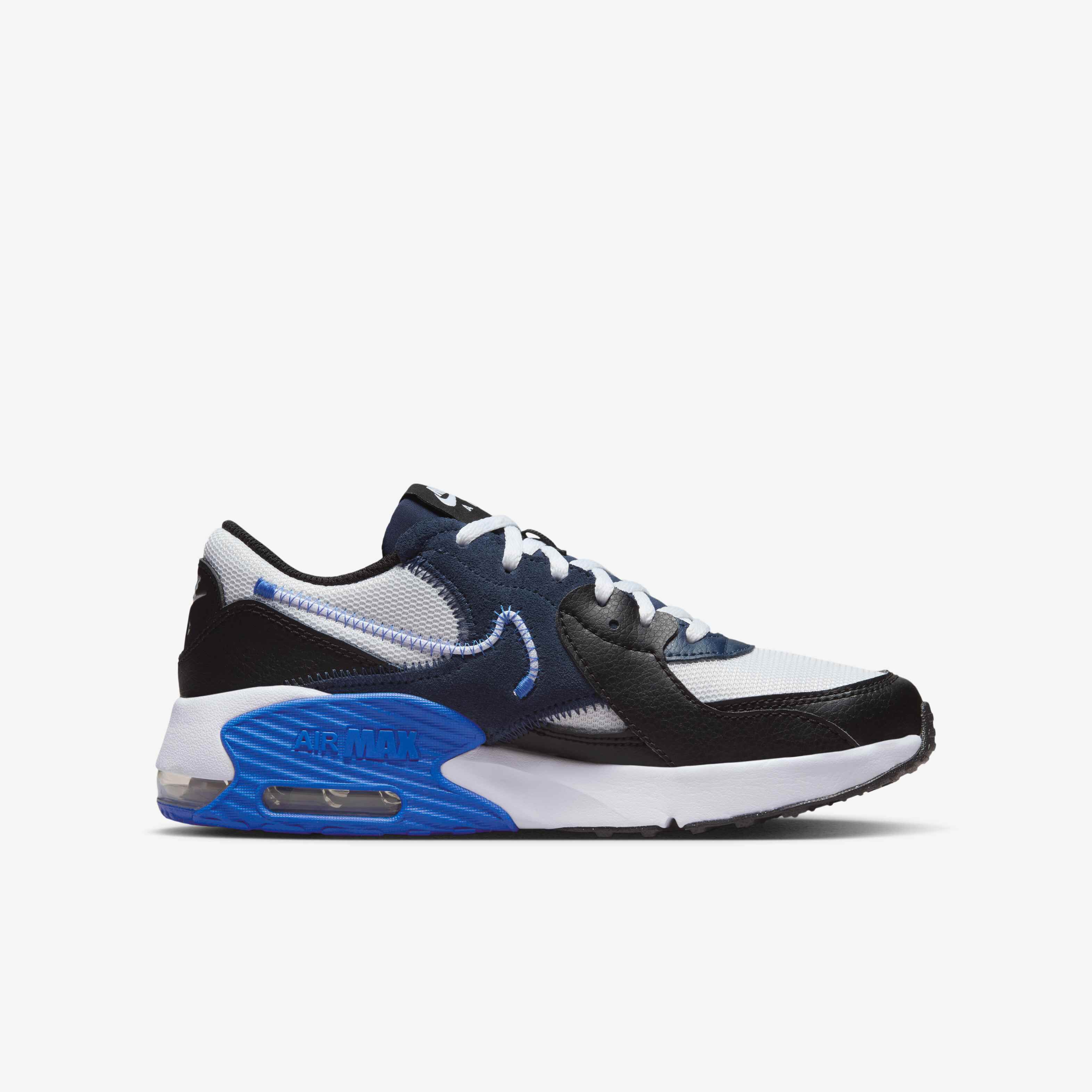 Buy Nike Air Max Excee Older Kids' Shoes - White/Hyper Royal