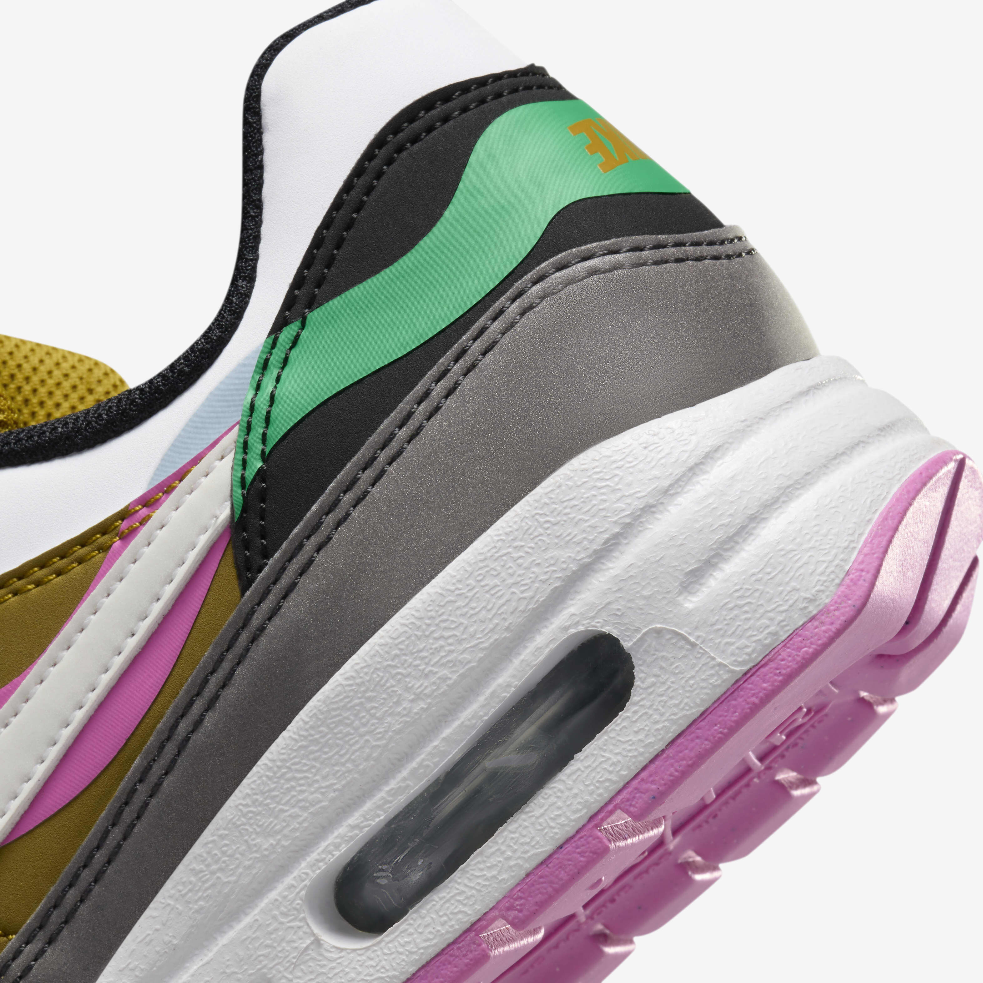 Buy Nike Air Max 1 SE Older Kids Shoes Black Playful Pink Stadium Green White Nike Saudi Official