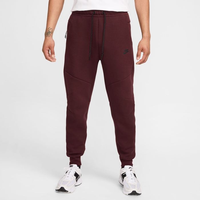 Buy Nike Tech Men s Fleece Joggers Burgundy Crush Black Nike Saudi Official