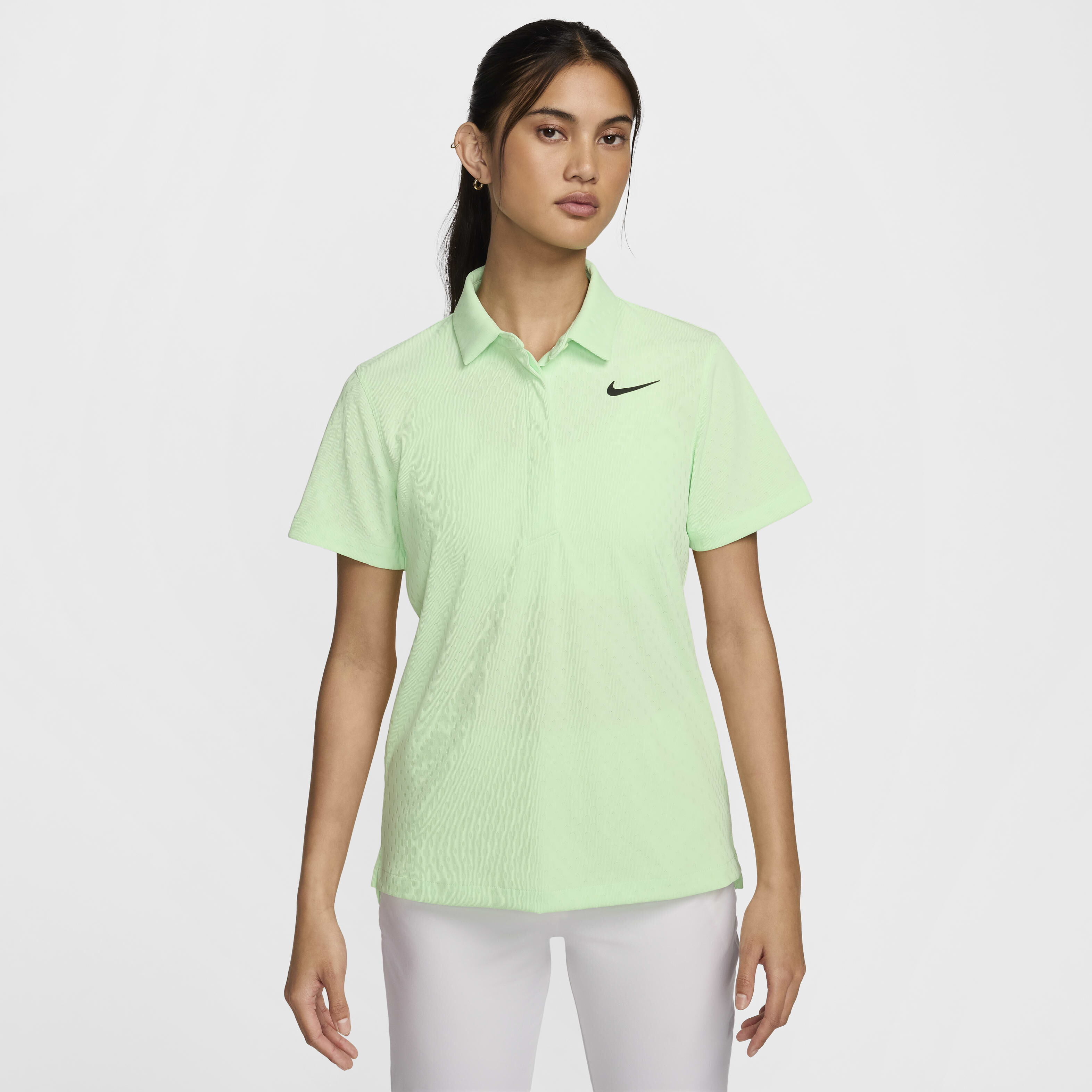 Nike green golf shirt clearance