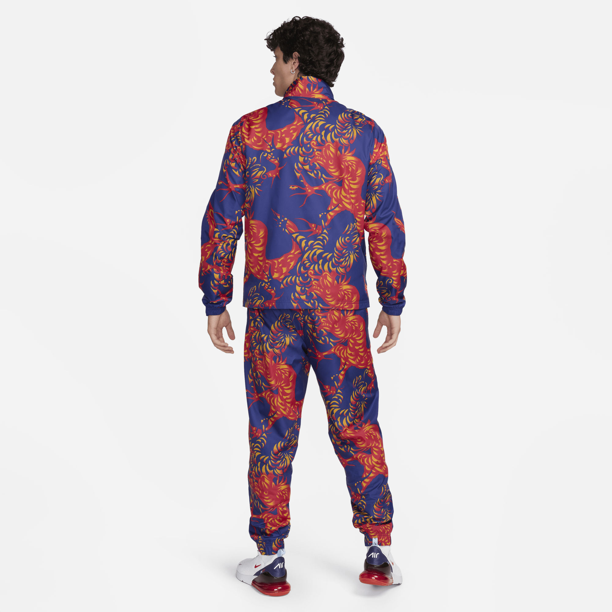 Mens nike outlet floral tracksuit