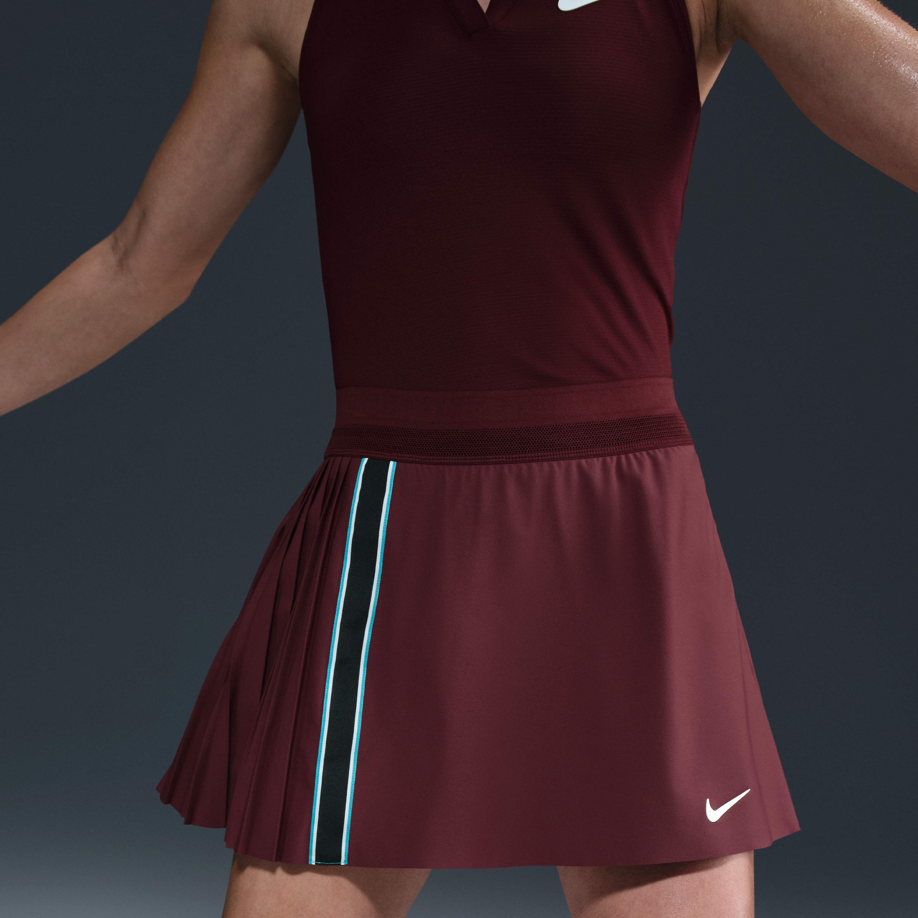 Buy NikeCourt Slam Women's Dri-FIT Tennis Skirt - Dark Team