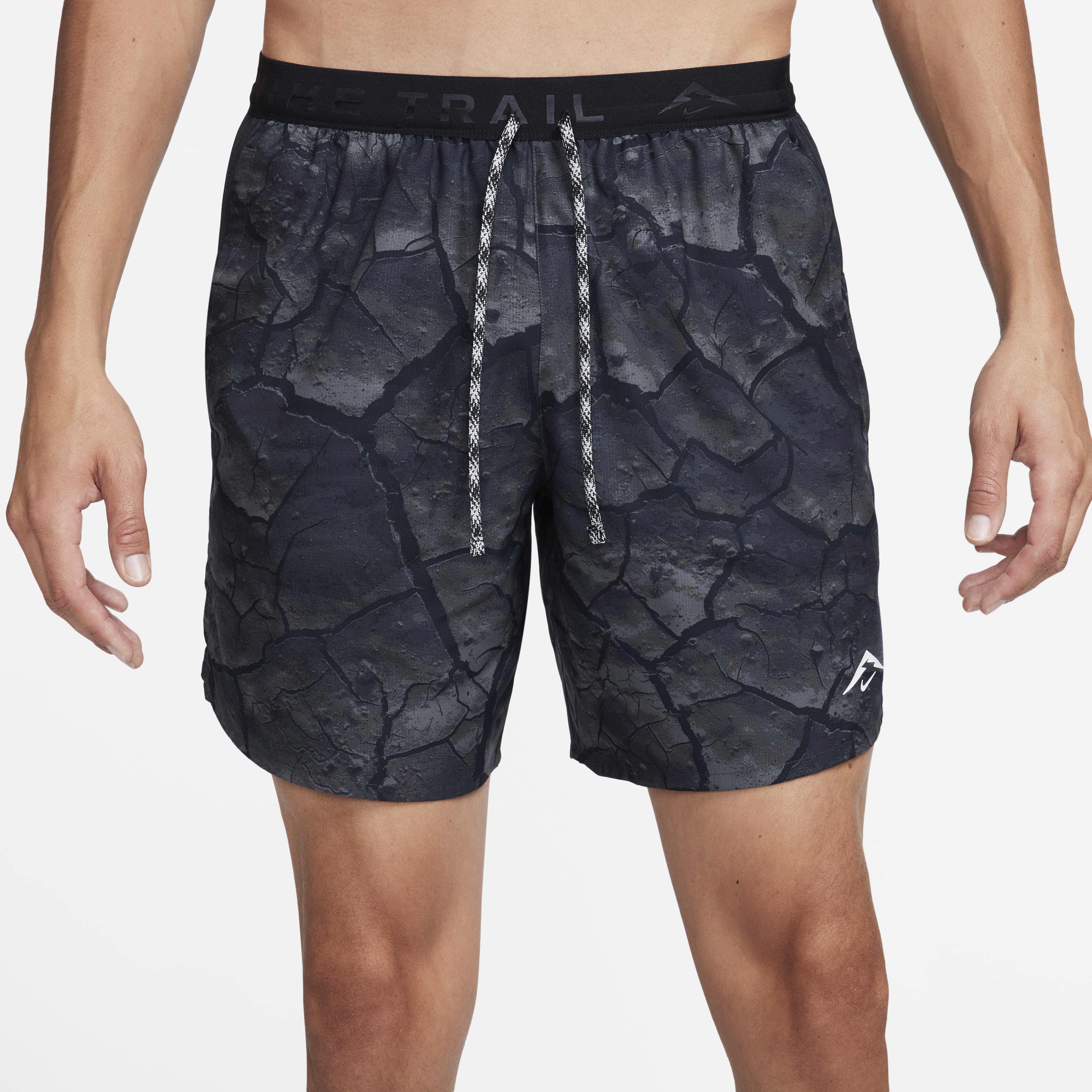 Nike printed running shorts discount