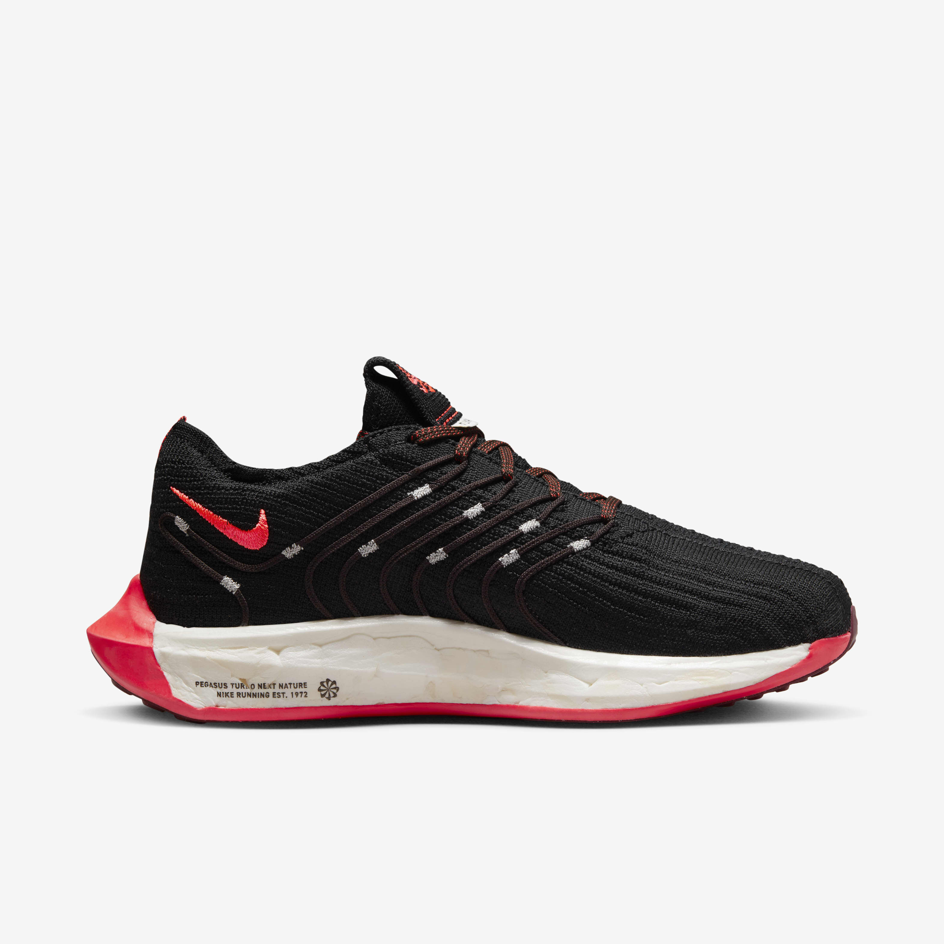 Buy Nike Pegasus Turbo Women s Road Running Shoes Black Velvet Brown Team Red Bright Crimson Nike Saudi Official