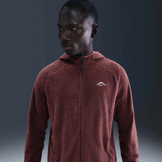 Men's Jackets & Gilets-Nike, Nike Trail, Men's Dri-FIT Fleece Running Jacket