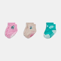 Nike "N is for Nike" Gripper Ankle Socks (3 Pairs)