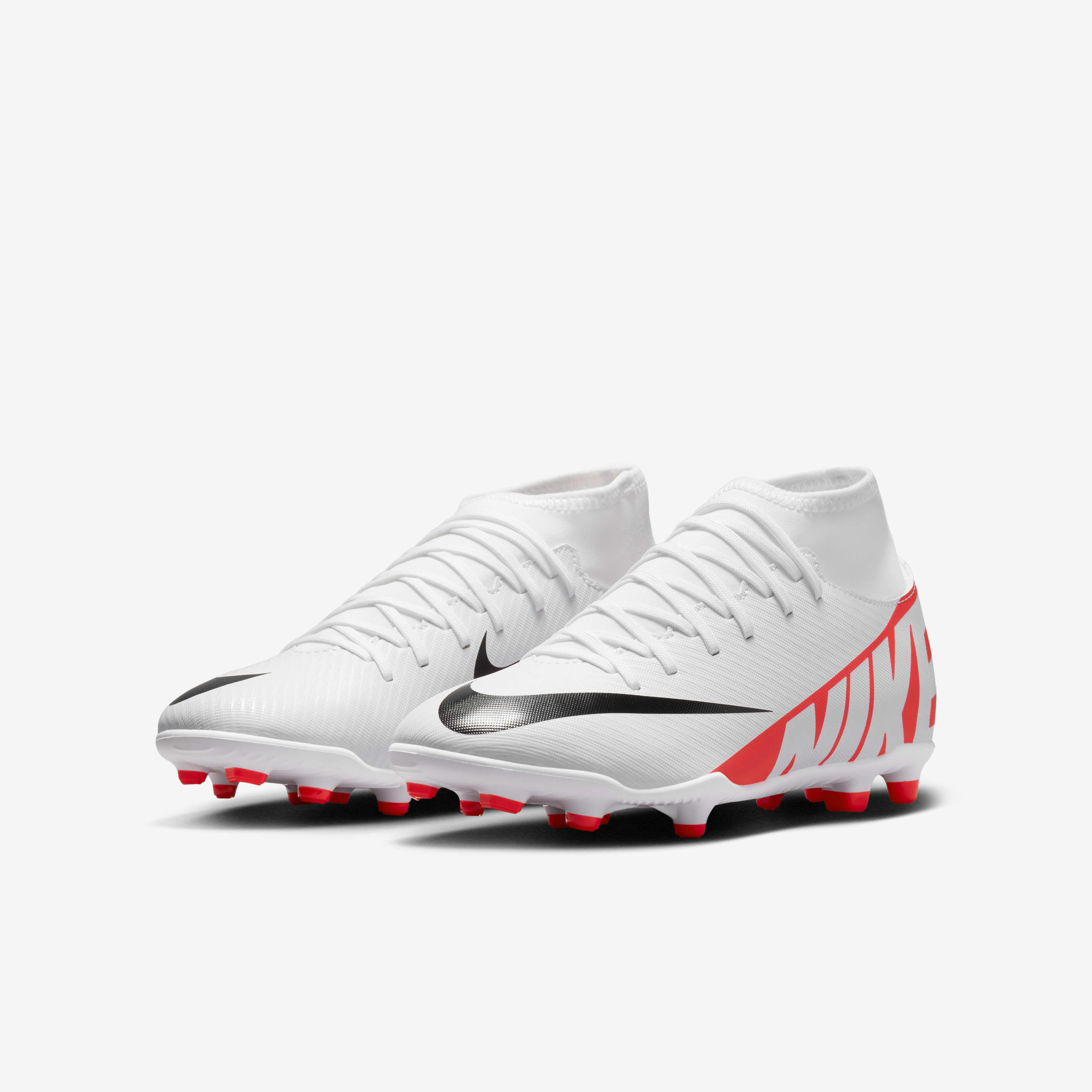 Buy Nike Jr. Mercurial Superfly 9 Club Younger Older Kids Multi Ground High Top Football Boot Bright Crimson Black White Nike Saudi Official