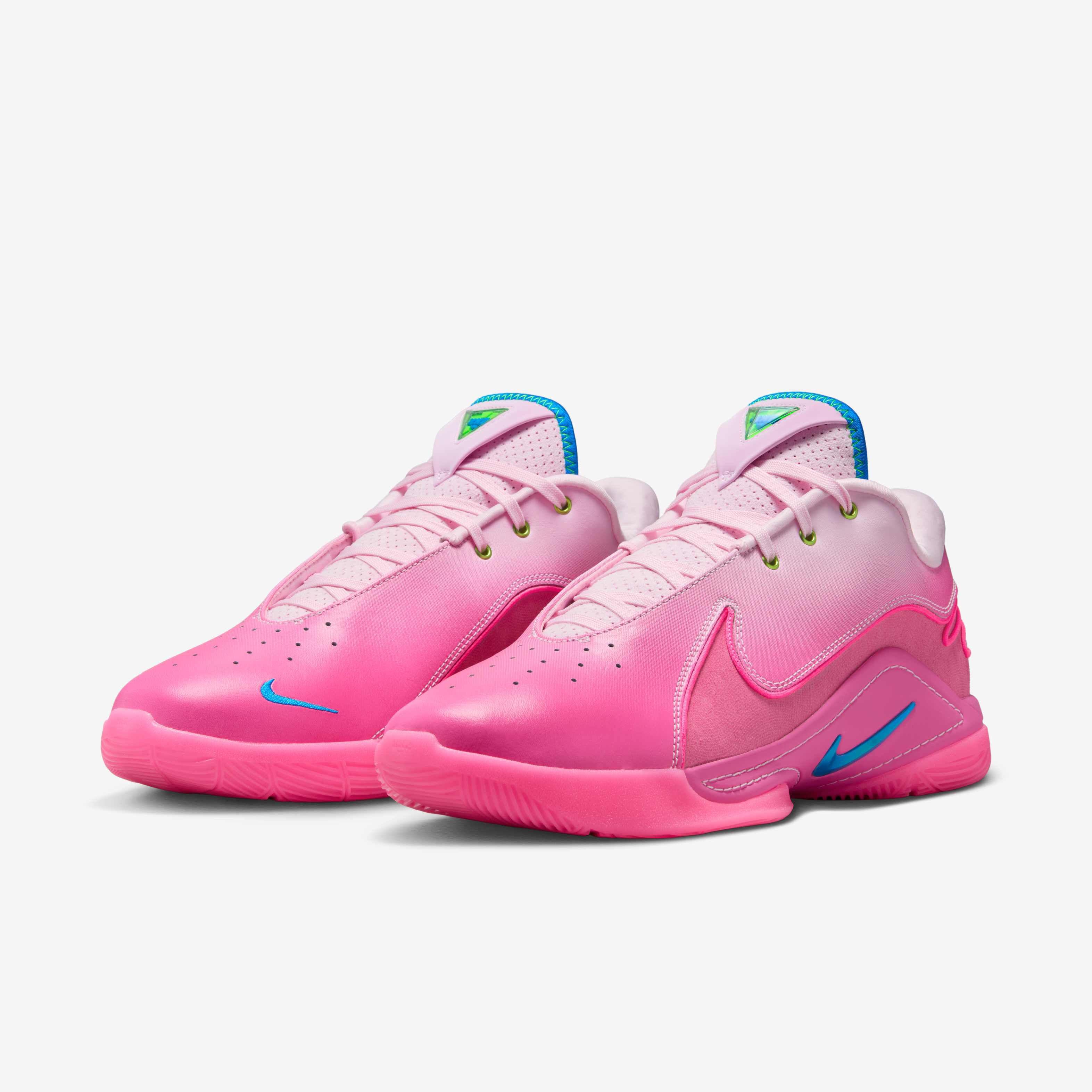 blue and pink lebron