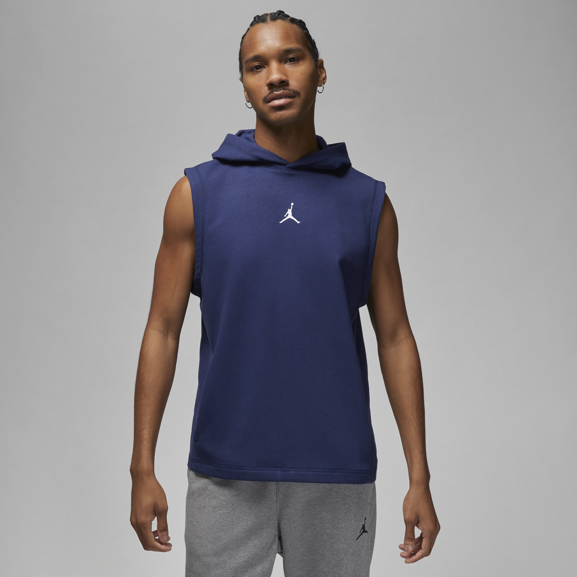 Jordan sleeveless on sale hoodie mens