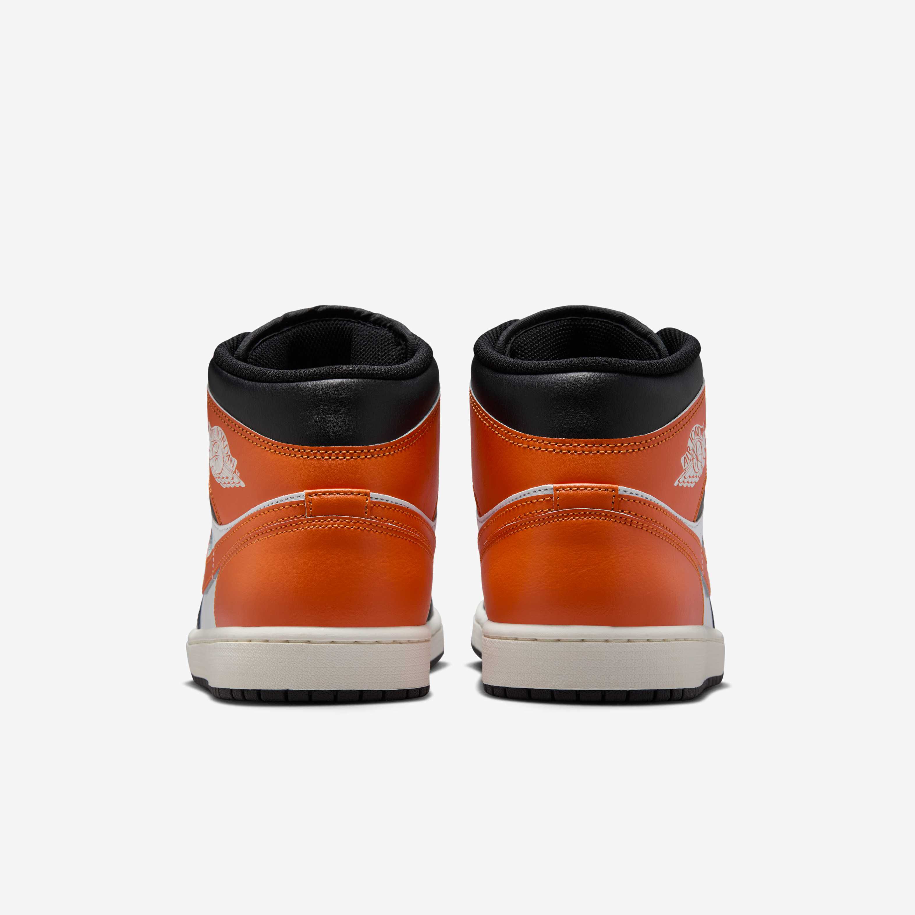 Buy Air Jordan 1 Mid Men's Shoes - Starfish/White/Sail/Black