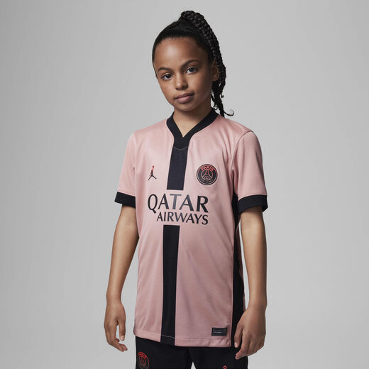 Psg Jordan Kits Jerseys-Jordan, Paris Saint-Germain 2024/25 Stadium Third, Older Kids' Jordan Dri-FIT Football Replica Shirt