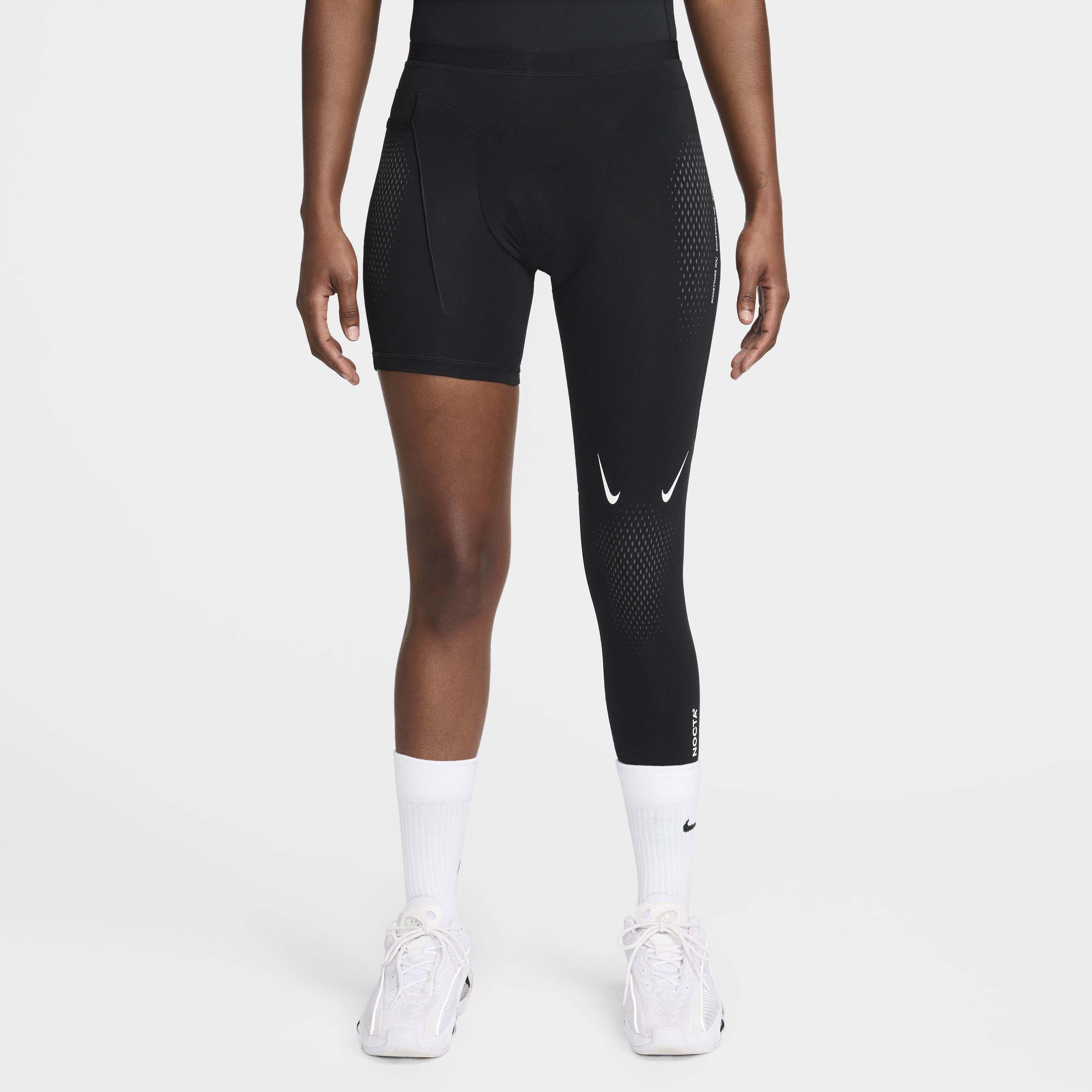 Buy NOCTA Men's Single-Leg Basketball Tights (Left) -  Black/White/Anthracite/White | Nike Saudi Official