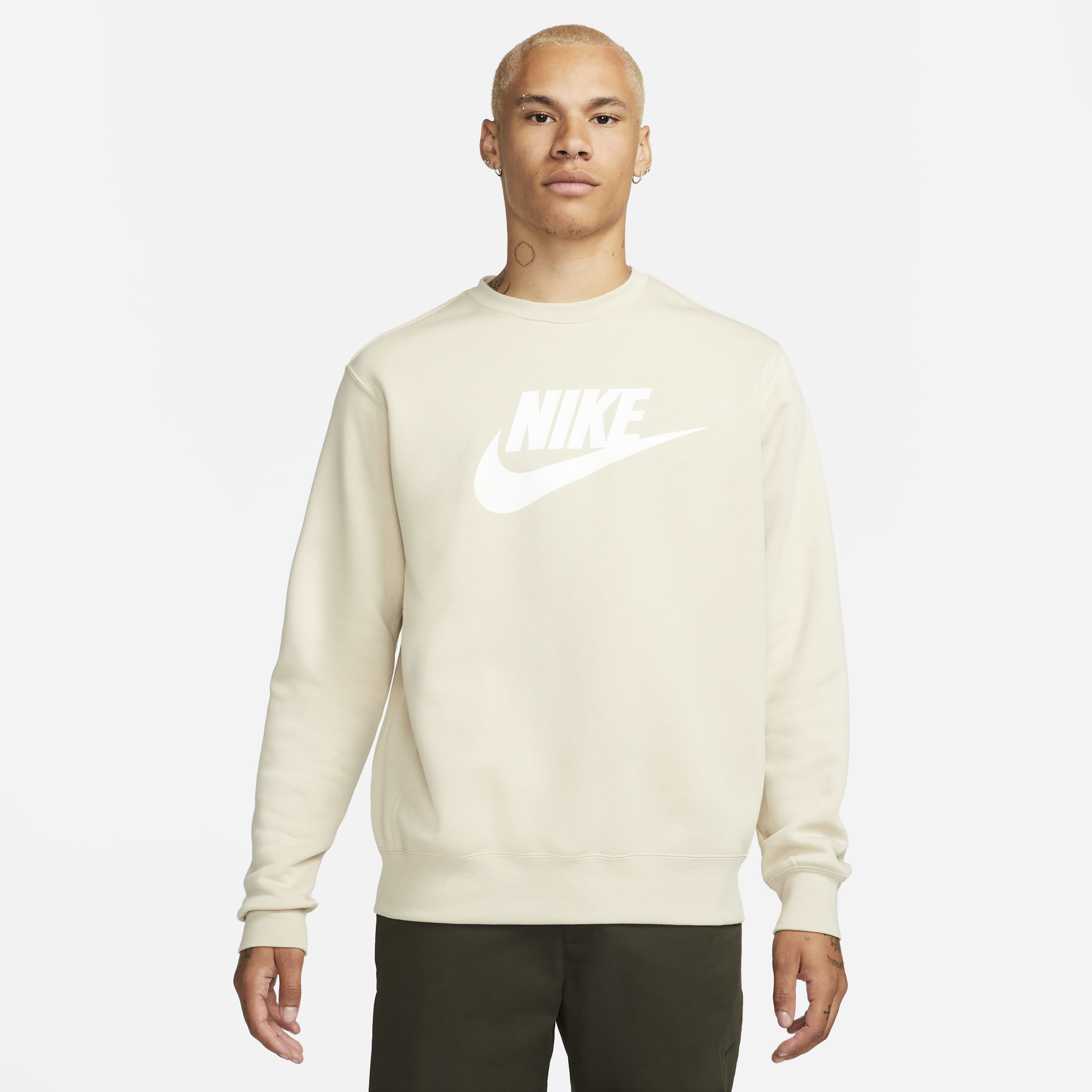 Buy Nike Sportswear Club Fleece Men s Graphic Crew Nike Saudi Official