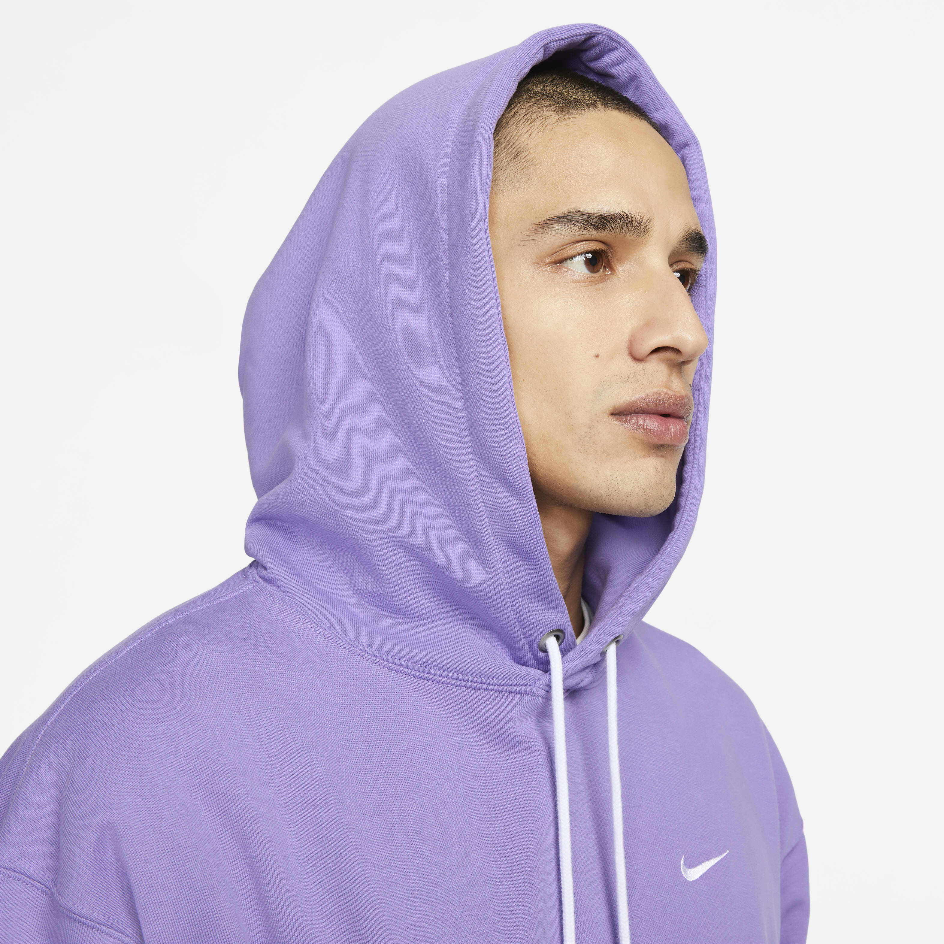 Buy Nike Solo Swoosh Men s French Terry Pullover Hoodie Nike Saudi Official