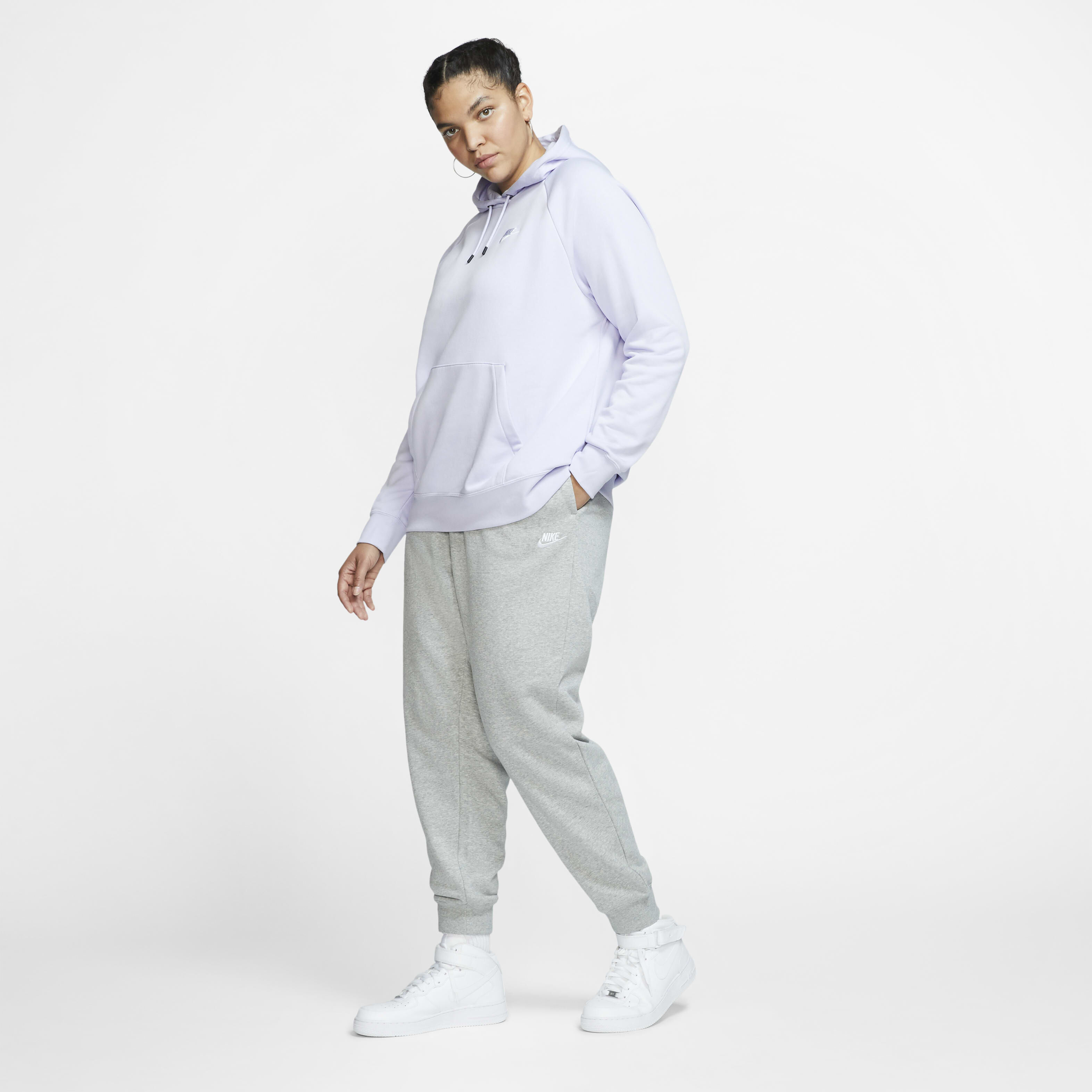 Buy Nike Sportswear Essential Women s Fleece Trousers Plus Size Nike Saudi Official