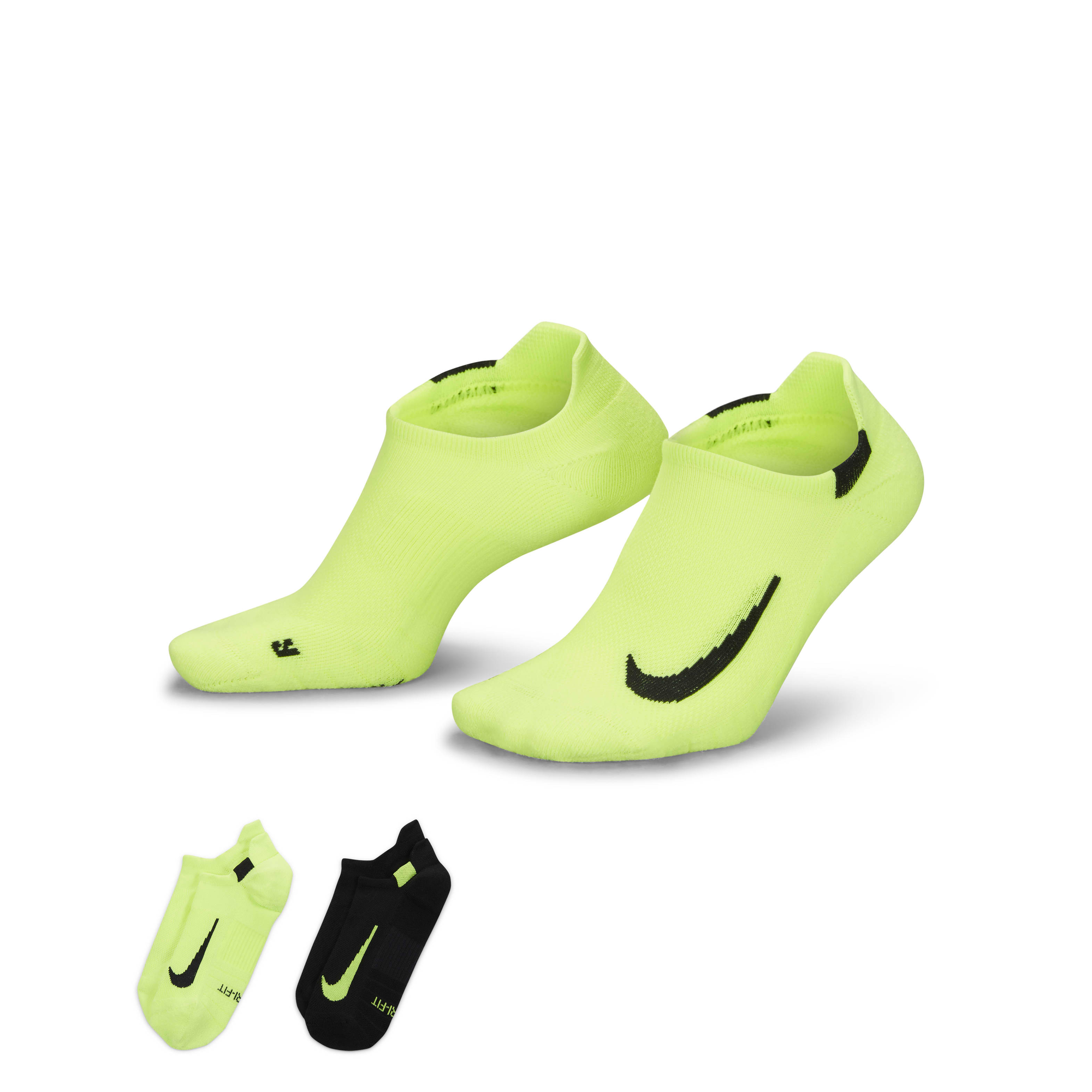 Buy Nike Multiplier Running No Show Socks 2 Pairs Nike Saudi Official