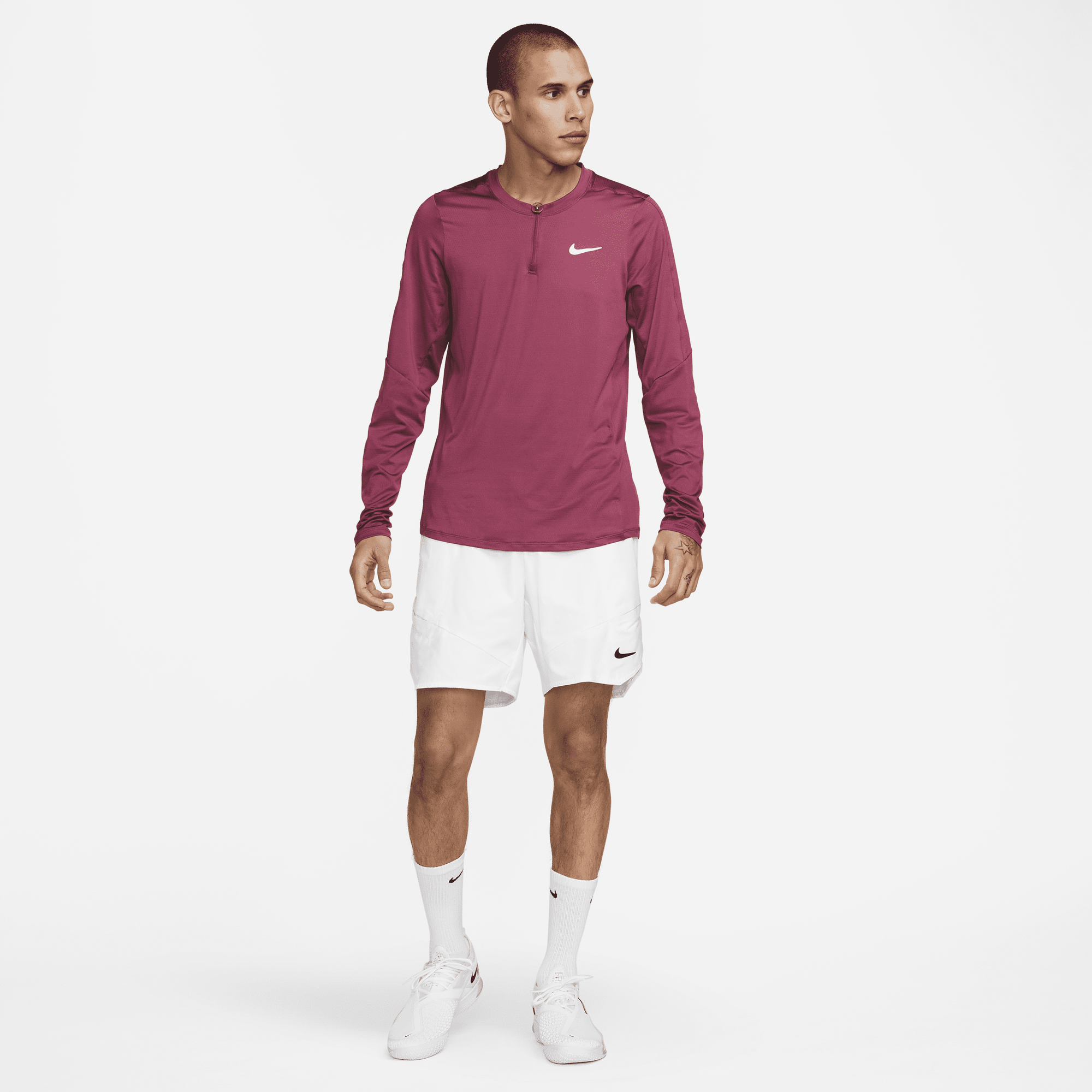 Nike court deals half zip