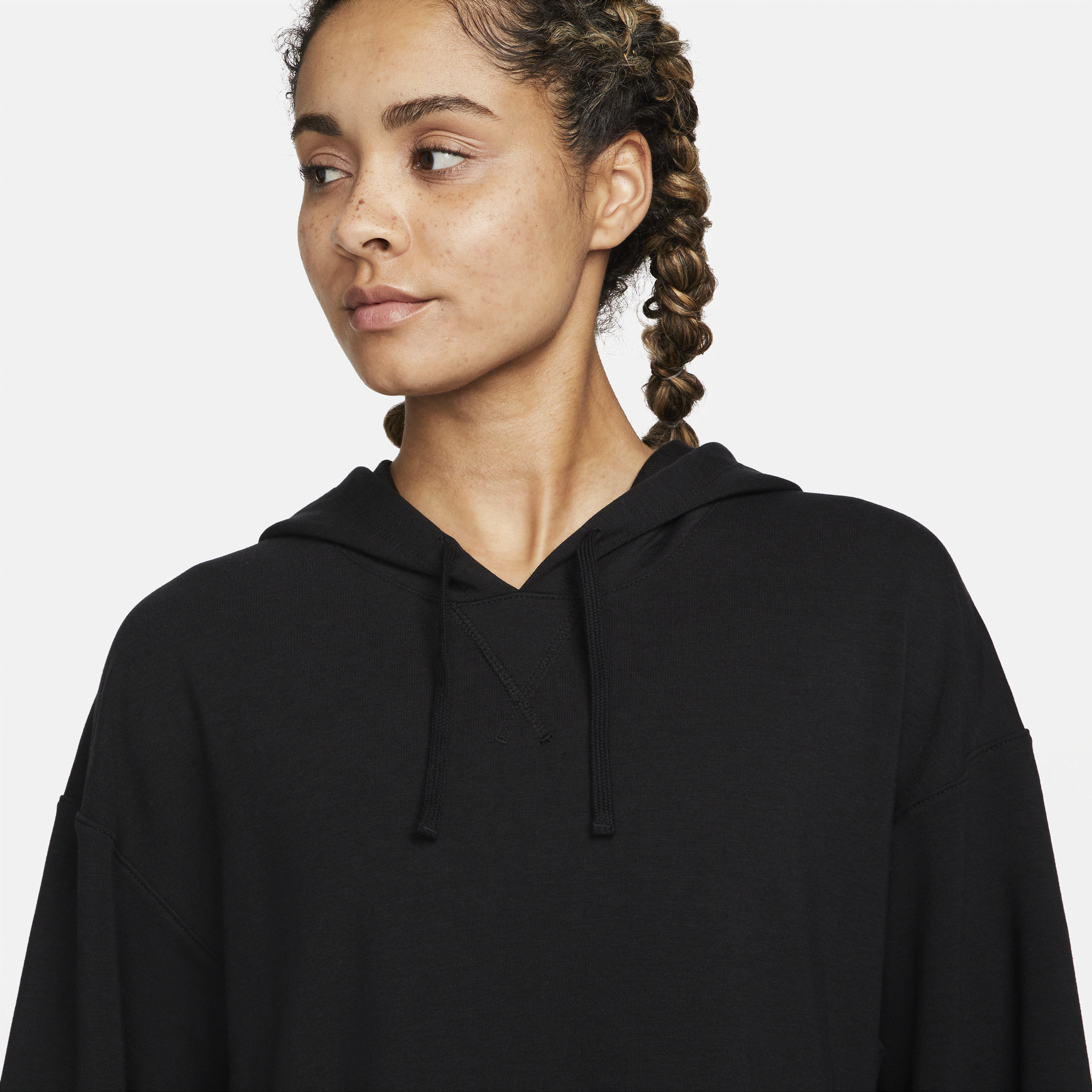 Nike women's dri sales fit yoga sweatshirt