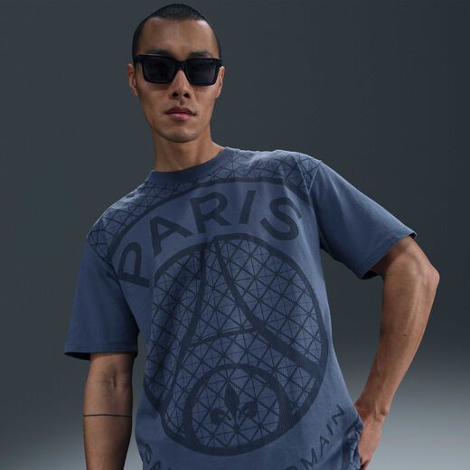Men's Graphic T Shirts Sale-Nike, Paris Saint-Germain, Men's Nike Football Seasonal Print T-Shirt