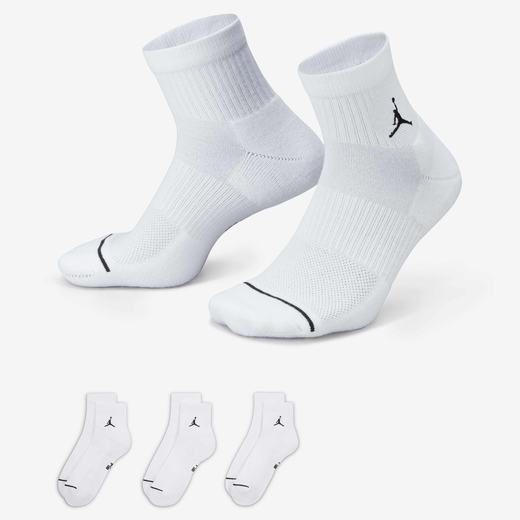 Accessories & Equipment-JRDN, Jordan, Everyday Ankle Socks (3 Pairs)