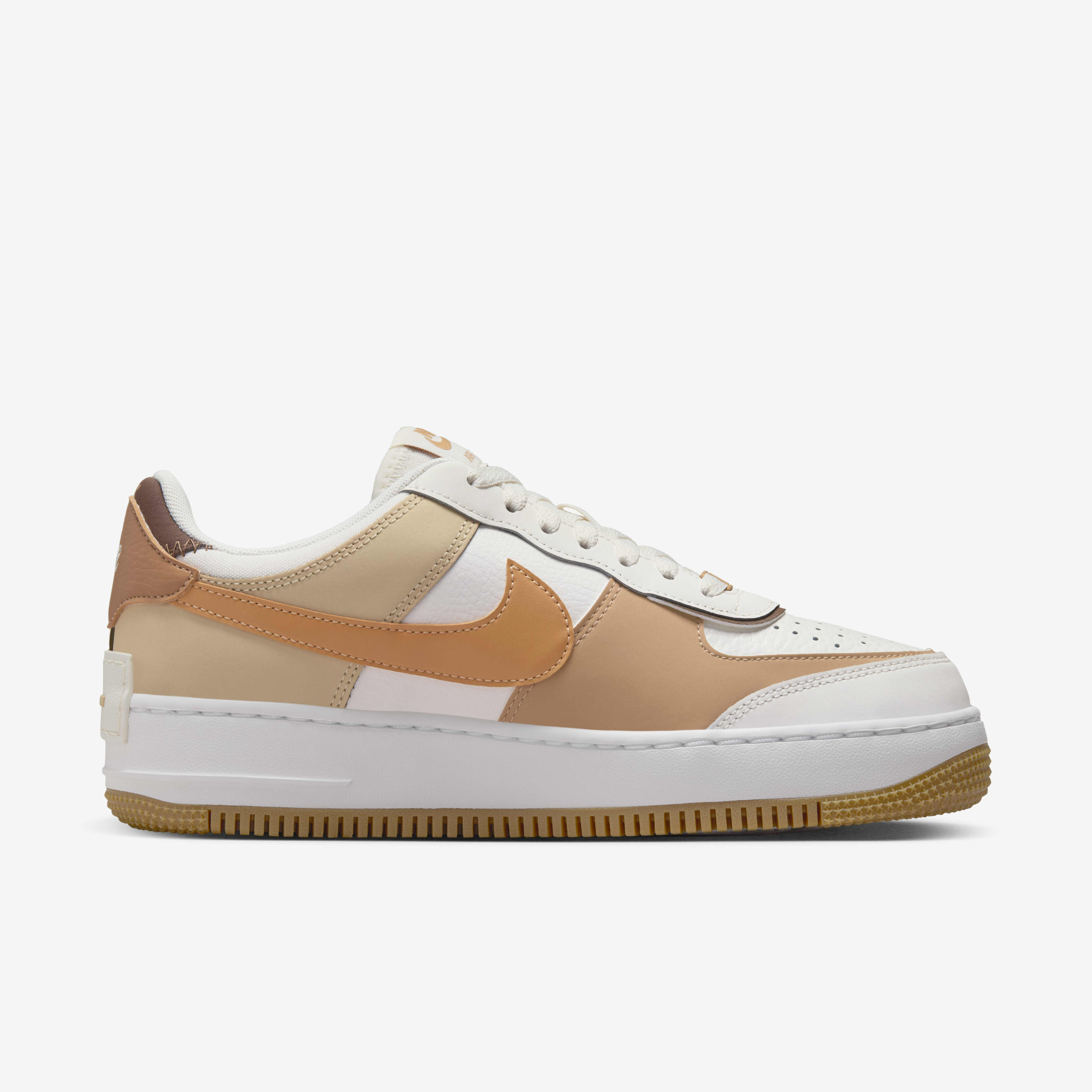 Nike air force 1 shadow white and orange sneakers shop