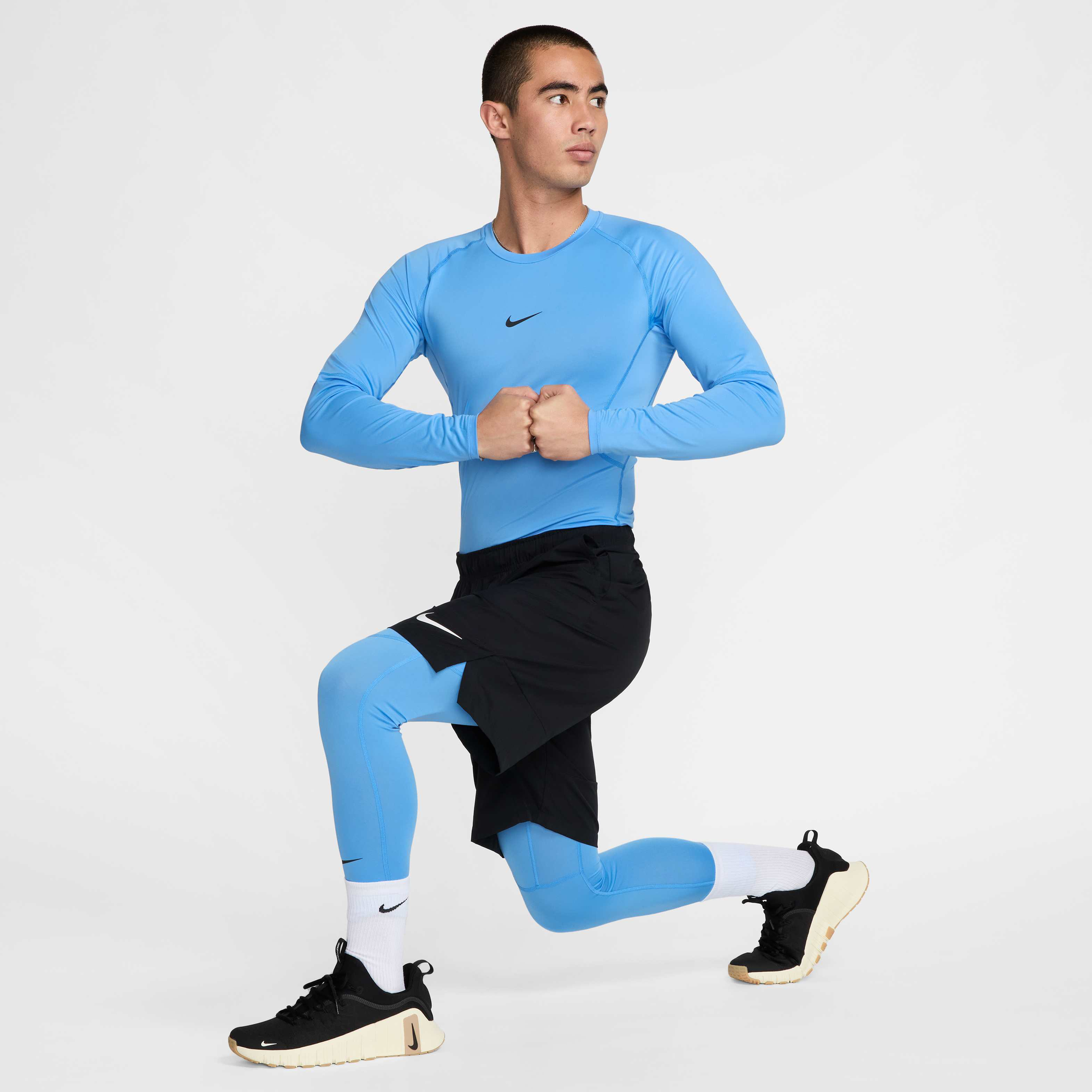 Buy Nike Pro Men's Dri-FIT Tight Long-Sleeve Fitness Top