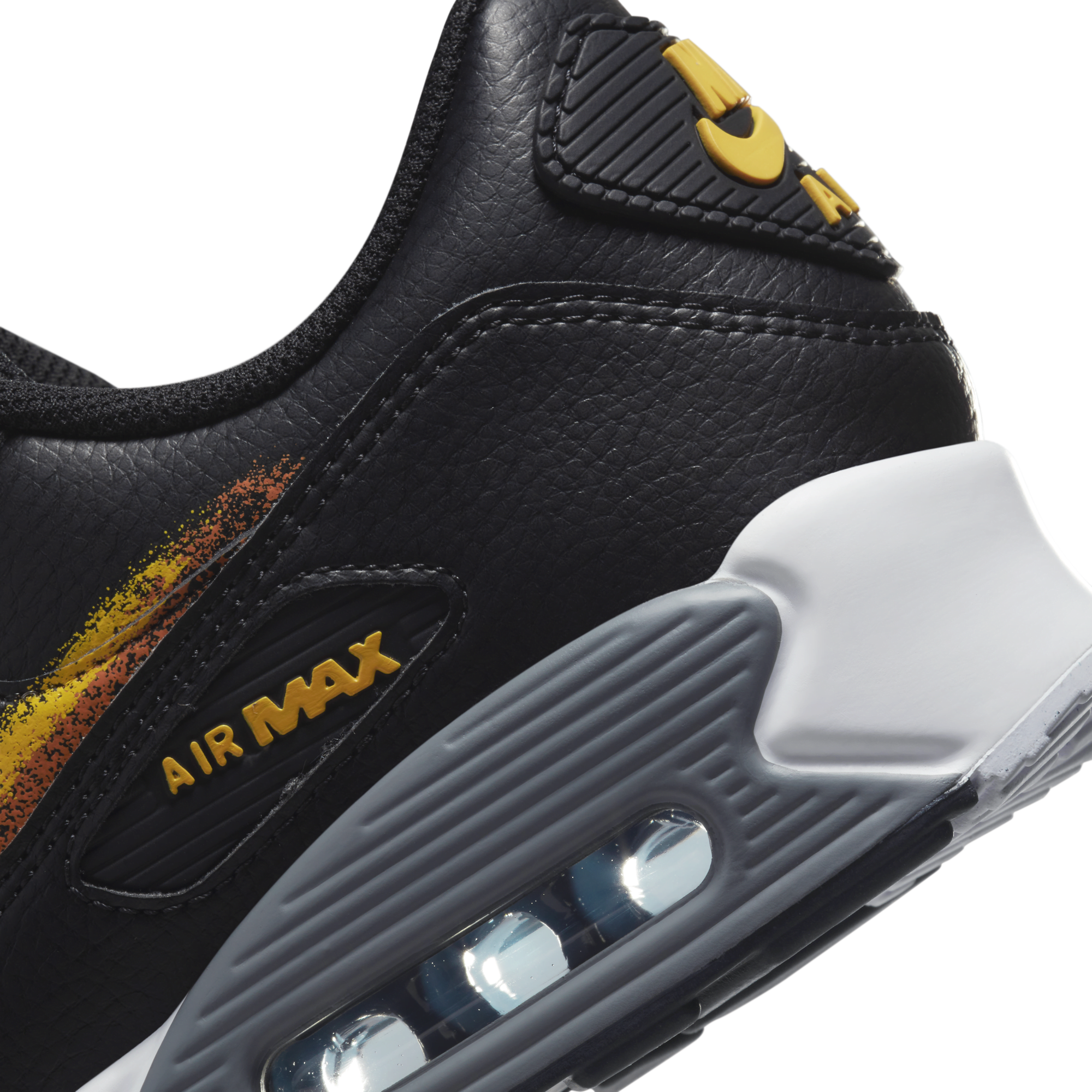Nike air max 90 black amarillo new arrivals