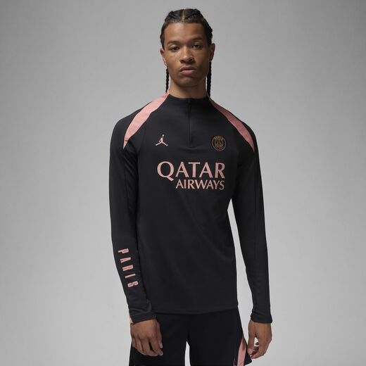 Men's Long Sleeves Shirts-Jordan, Paris Saint-Germain Strike Third, Men's Jordan Dri-FIT Football Drill Top