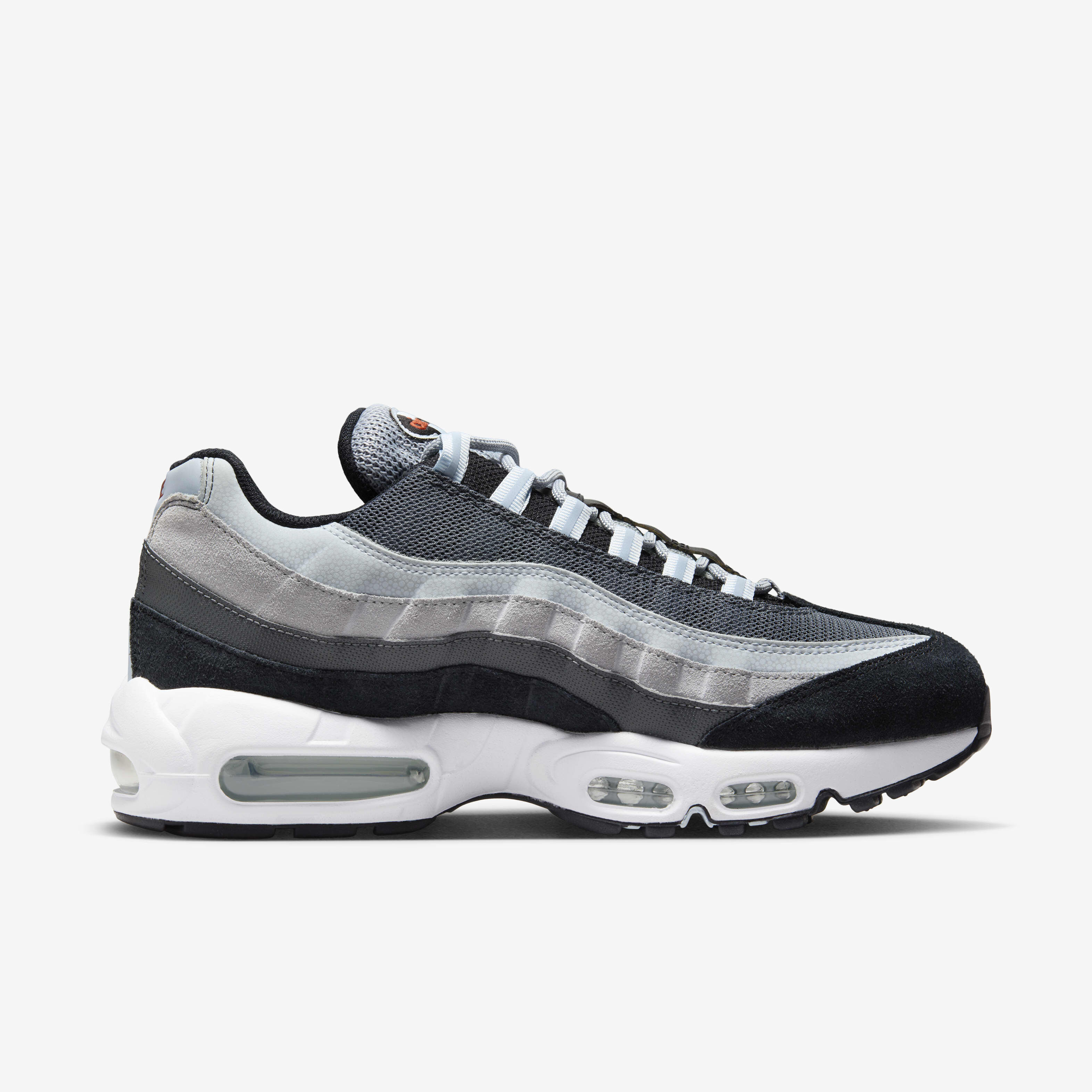 Buy Nike Air Max 95 Men's Shoes Wolf Grey/Black/Blue Tint/Rugged