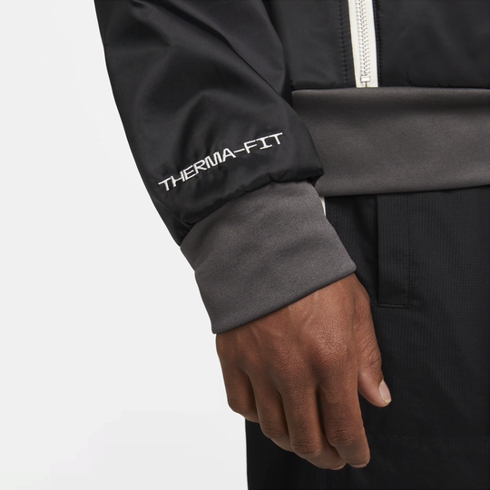 Nike men's therma winterized 2025 full zip basketball hoodie