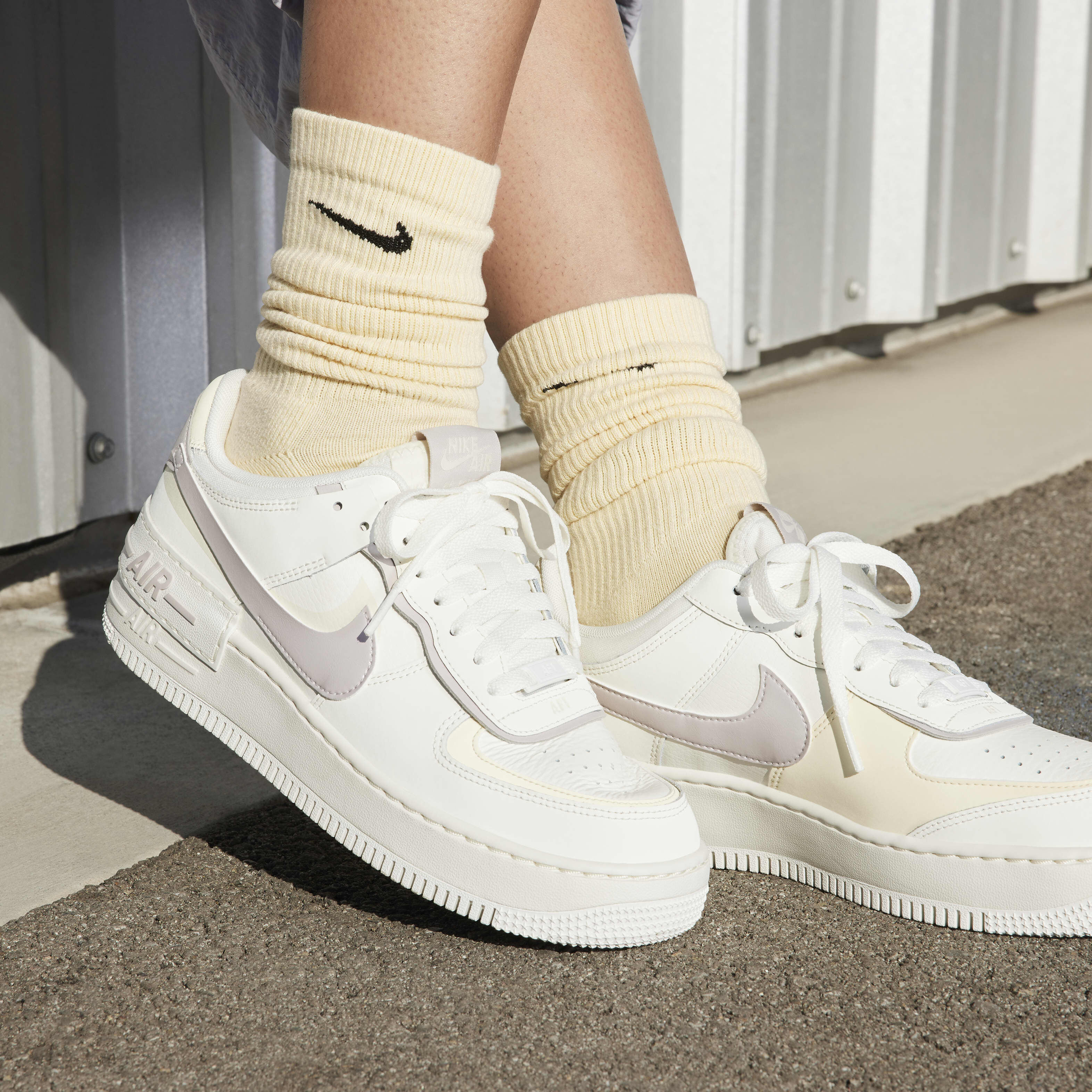 Buy Nike Air Force 1 Shadow Women s Shoes Sail Coconut Milk Platinum Violet Nike Saudi Official