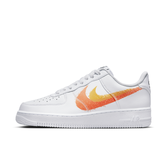 Nike air force 2025 1 07 white orange