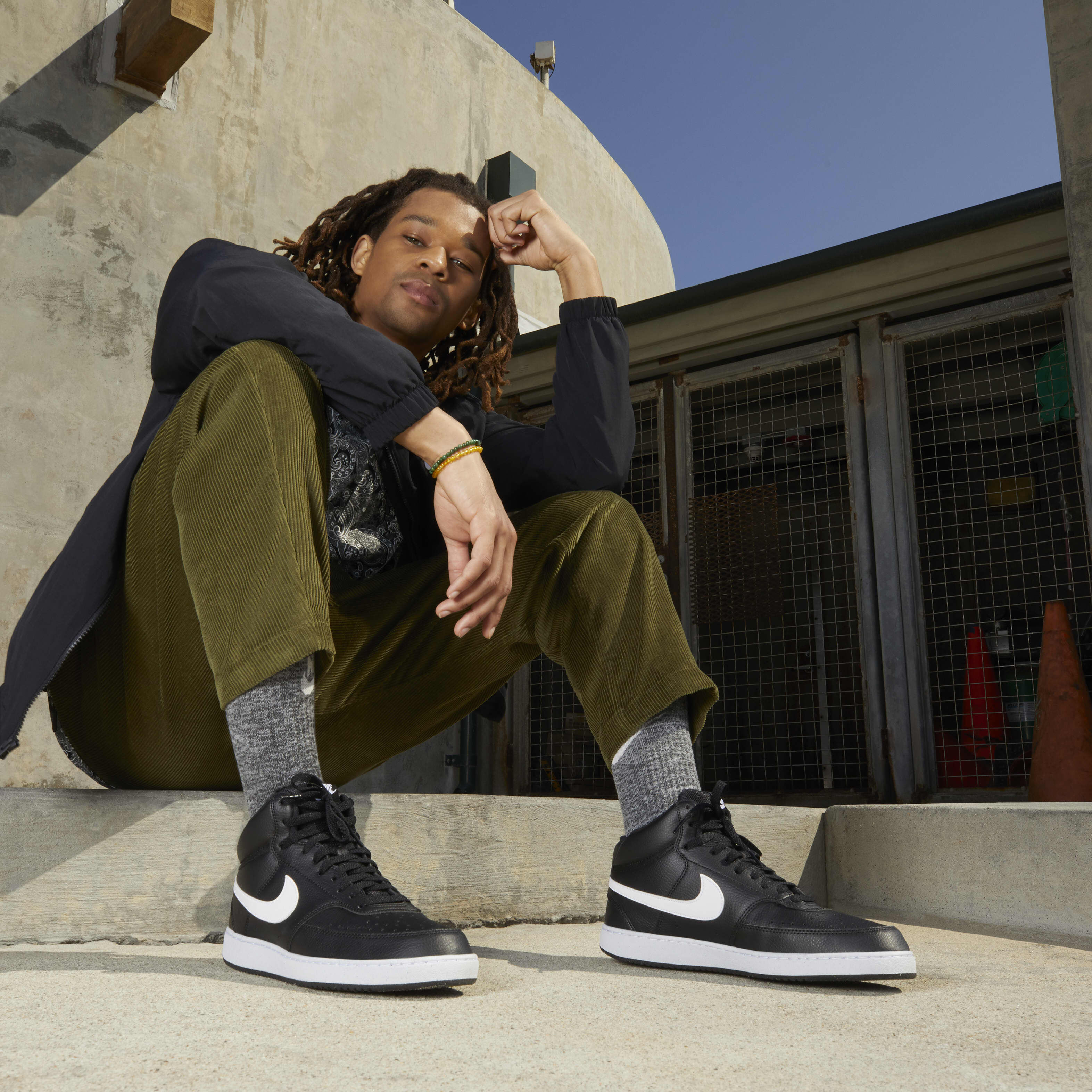 Buy Nike Court Vision Mid Next Nature Men s Shoes Nike Saudi Official