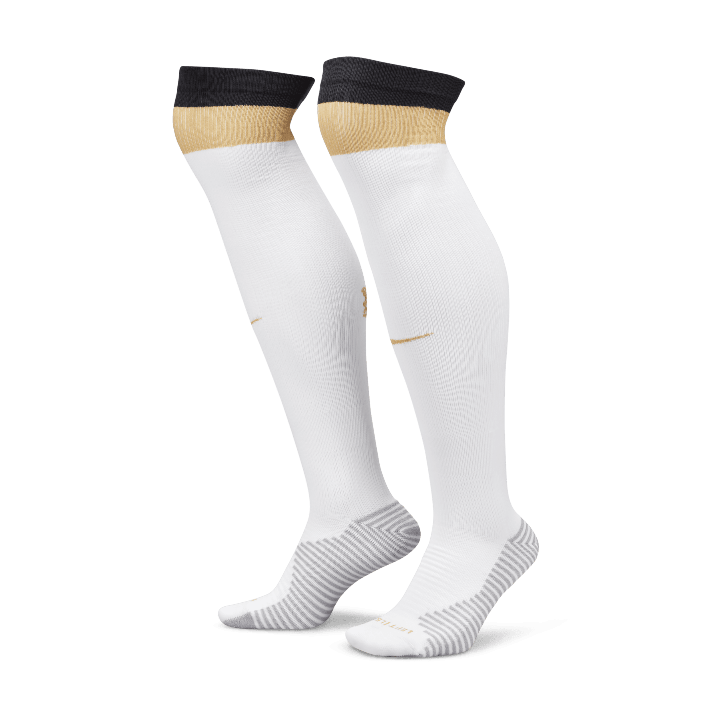 Nike socks gold hotsell