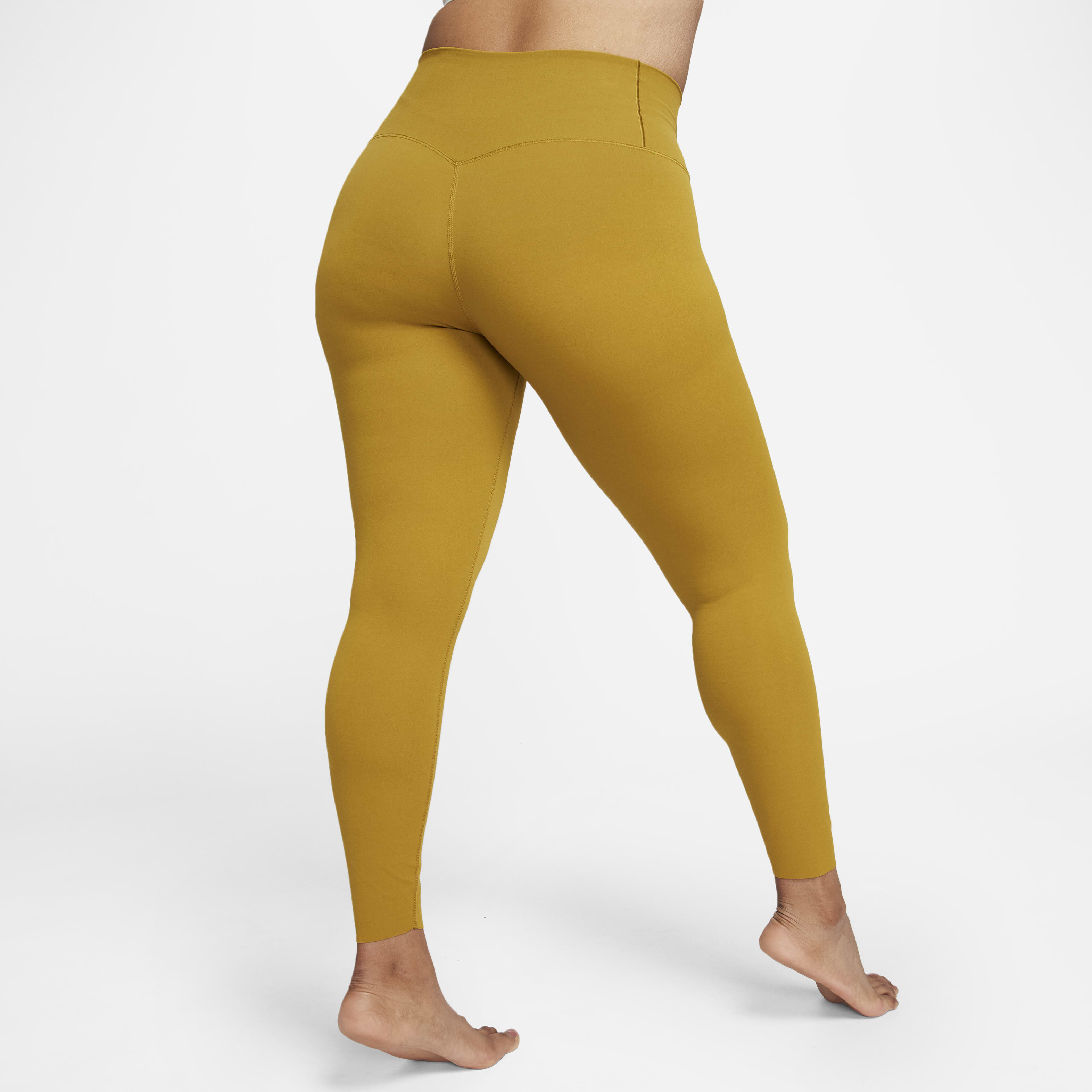 Buy Nike Zenvy Women s Gentle Support High Waisted 7 8 Leggings Bronzine Black Nike Saudi Official