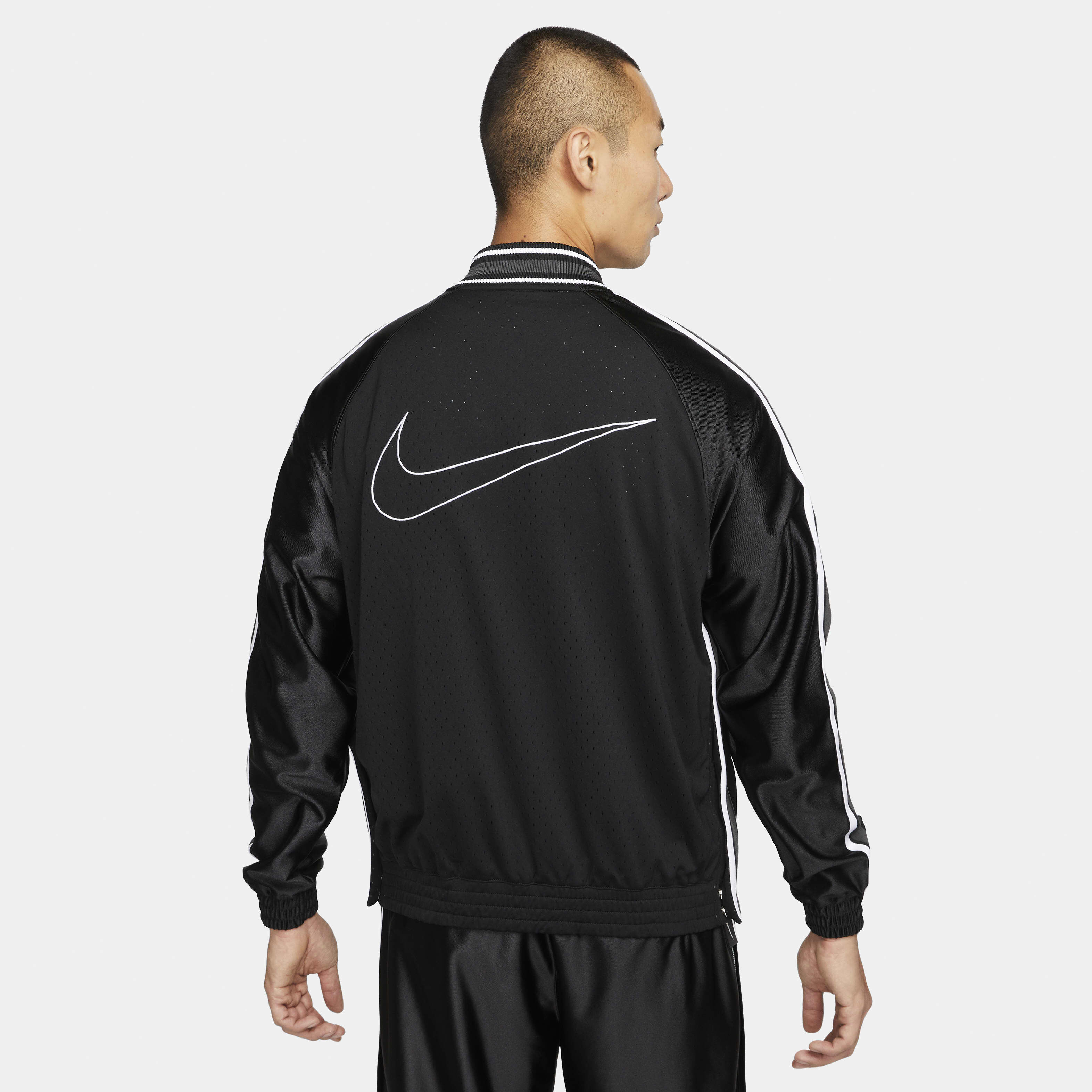 Buy Nike Men's Premium Basketball Jacket - Black/Black/White
