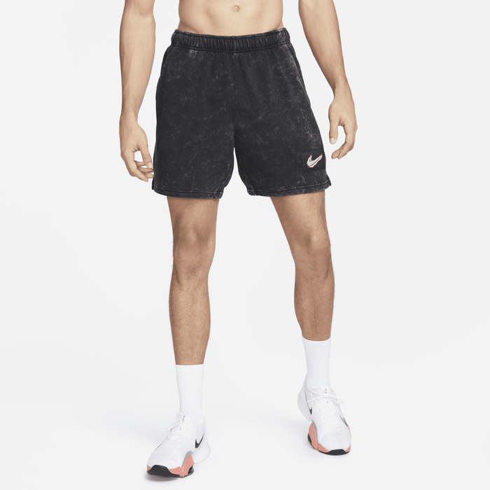 Shop Dri FIT Men s Fleece Fitness Shorts Nike KSA